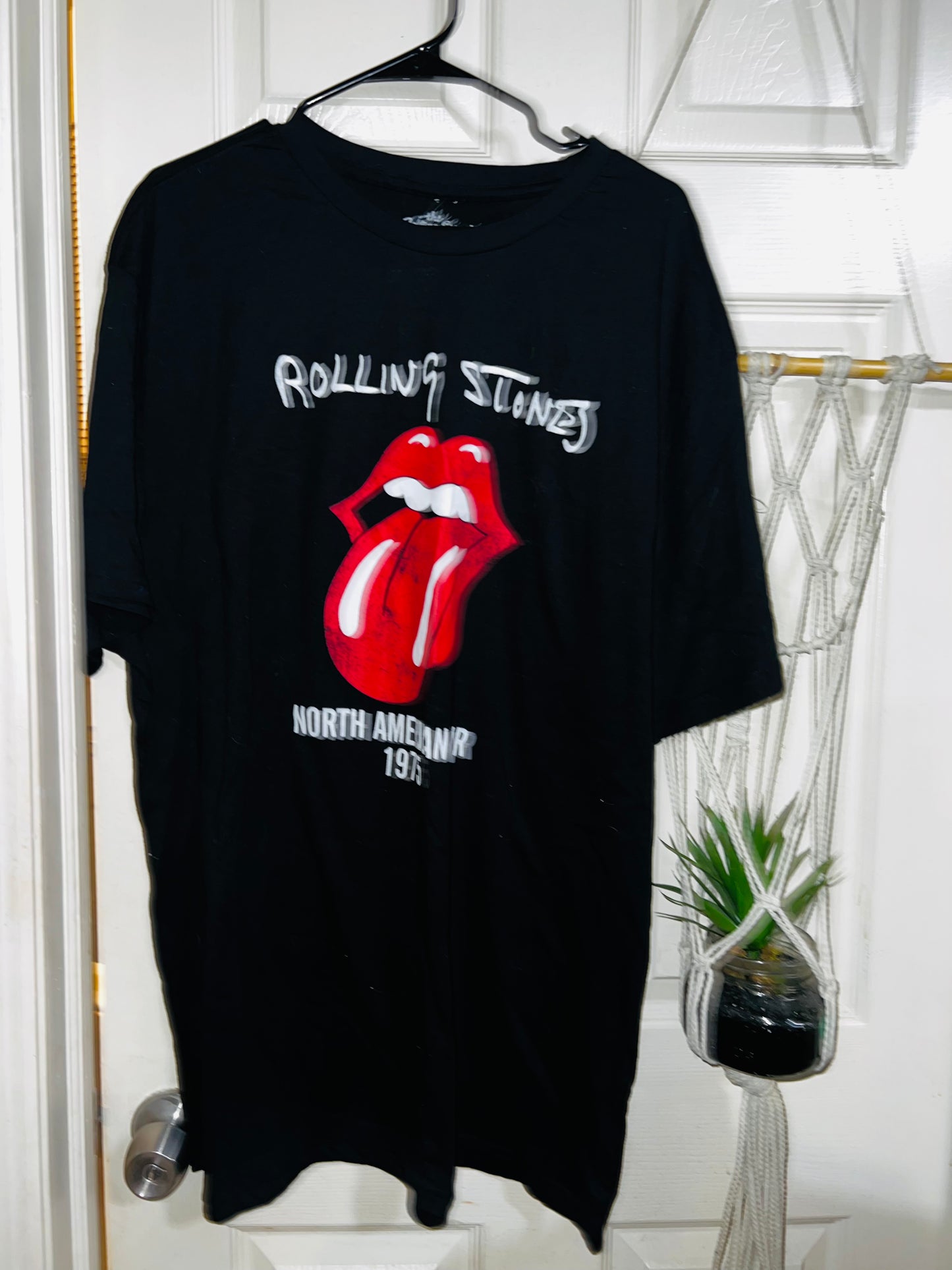 Rolling Stones 1971 NA Tour OS Distressed Tee
