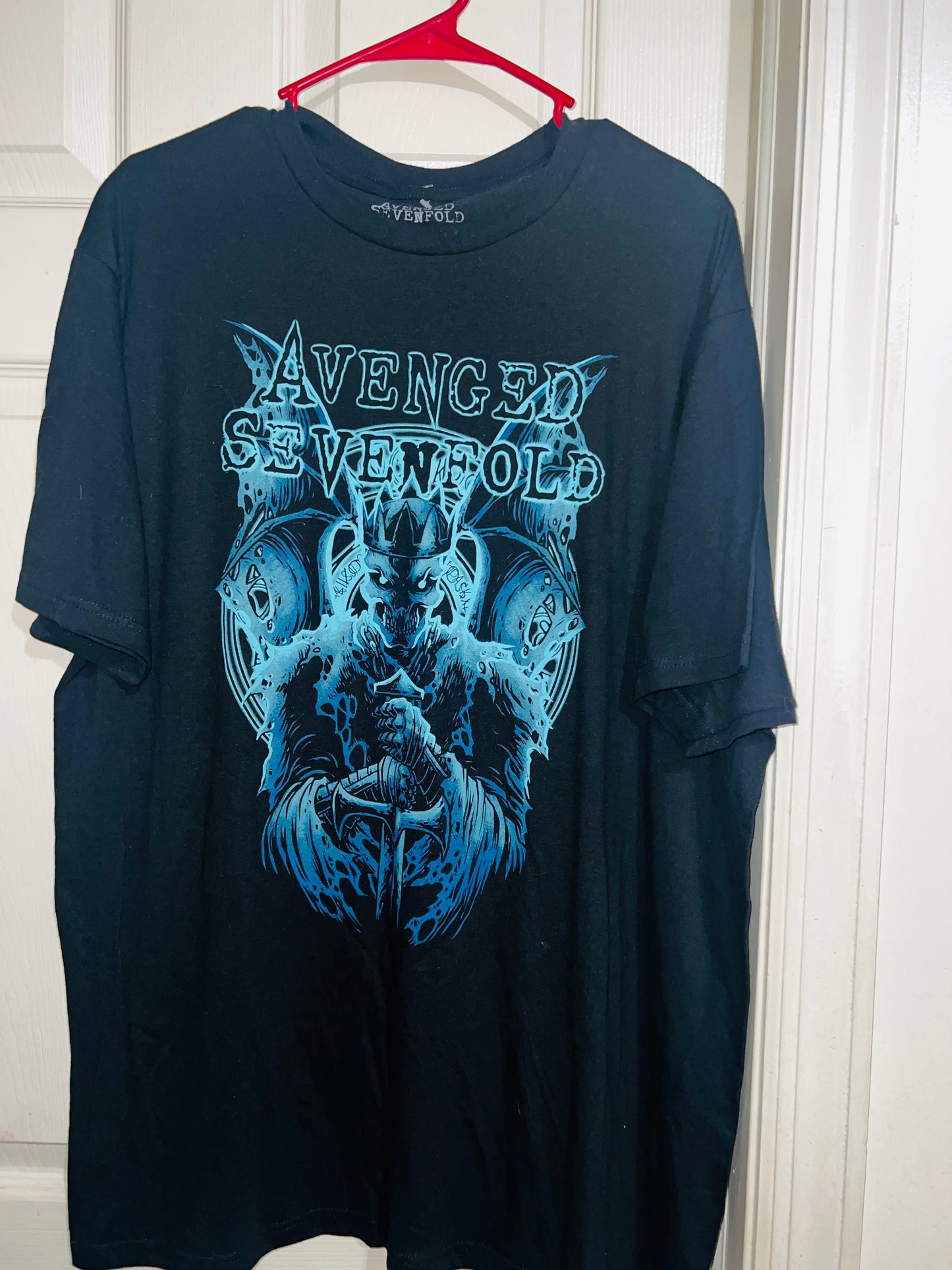 Avenged Sevenfold Oversized Distressed Tee