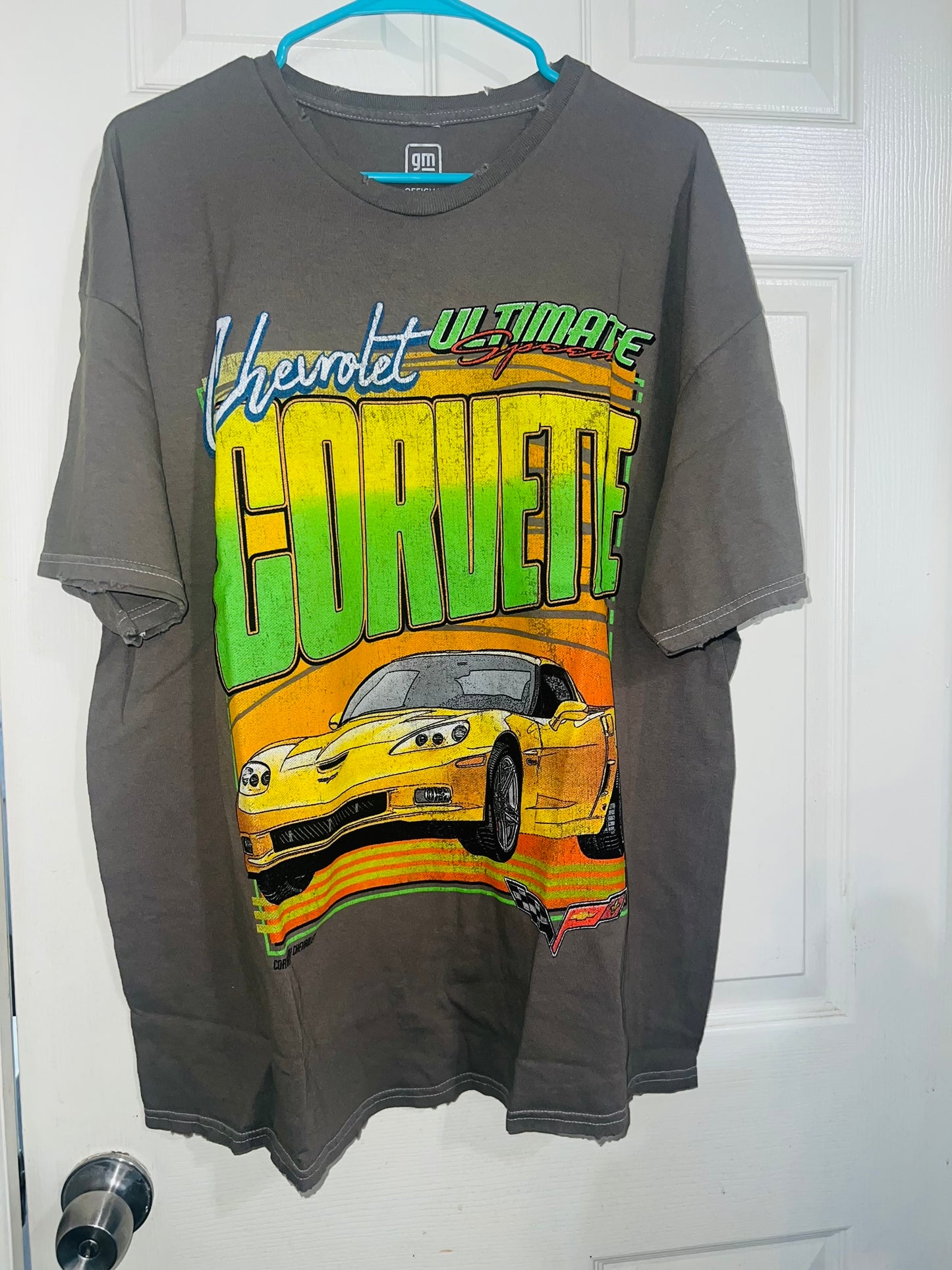 Chevrolet Corvette Oversized Distressed Tee