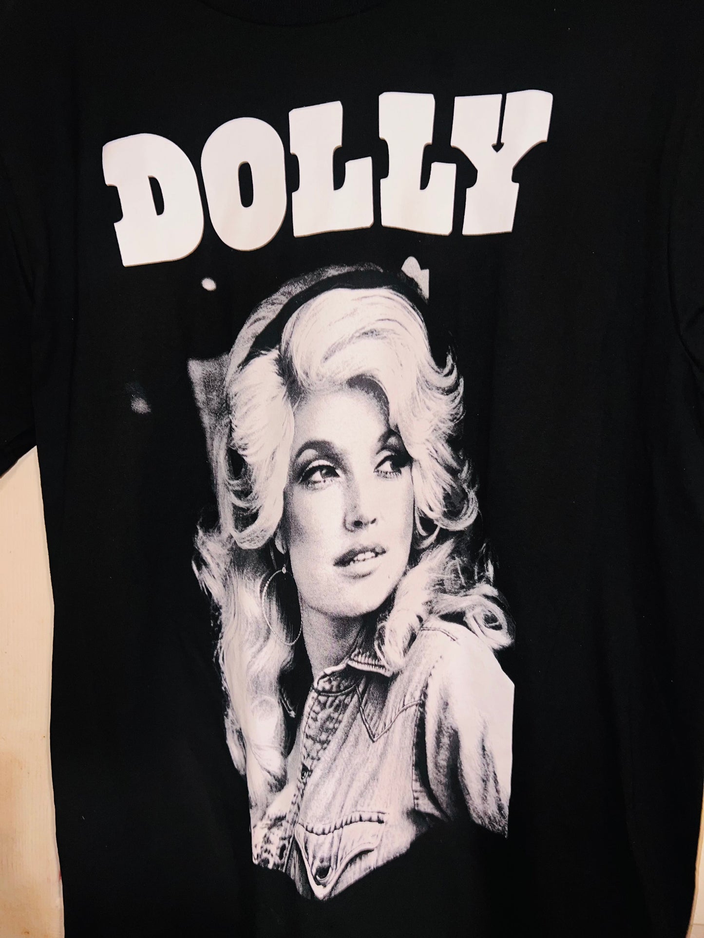 Dolly Parton Oversized Distressed Tee