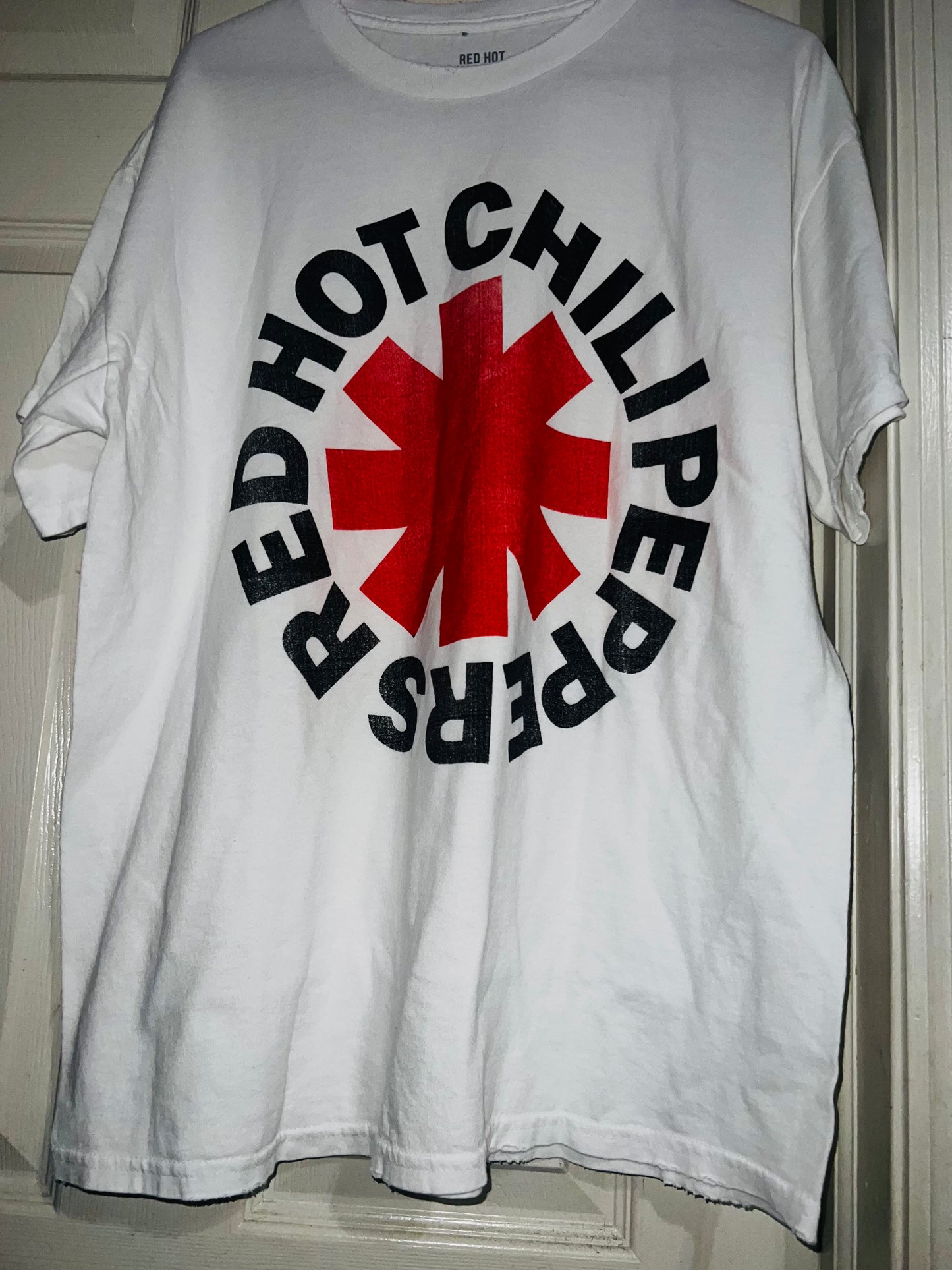 Red Hot Chili Peppers Oversized Distressed Tee