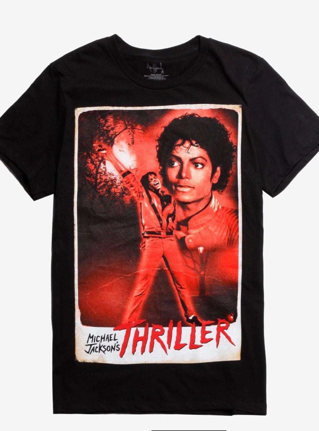 Michael Jackson Thriller Distressed Tee