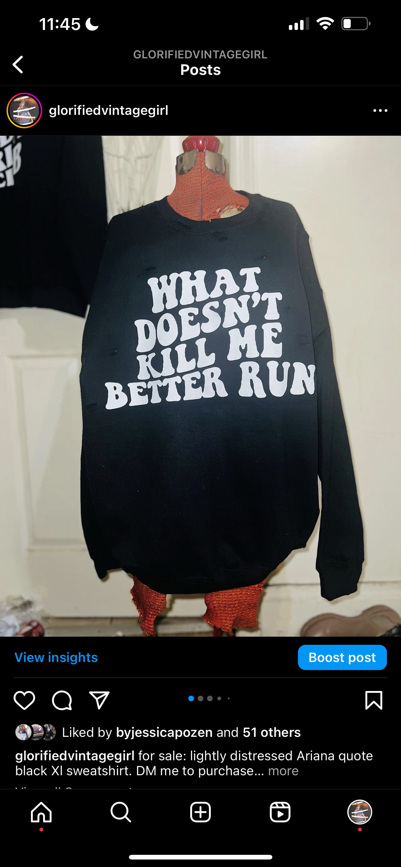 Team Ariana Distressed Sweatshirts and Tees