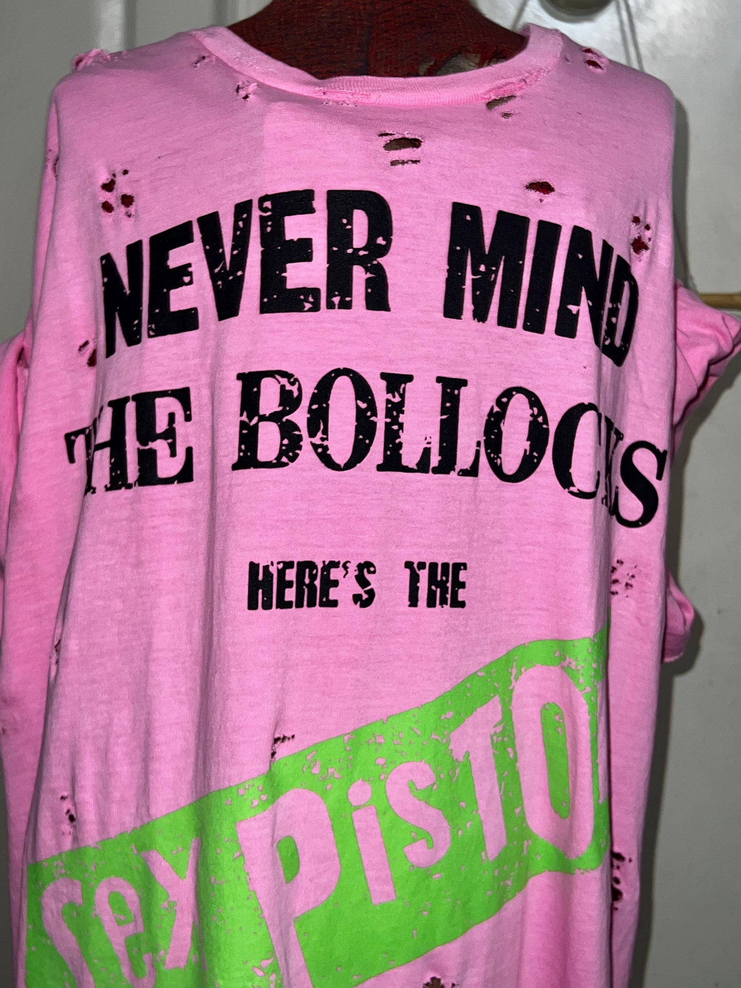 The Sex Pistols Oversized Distressed Tee/Dress