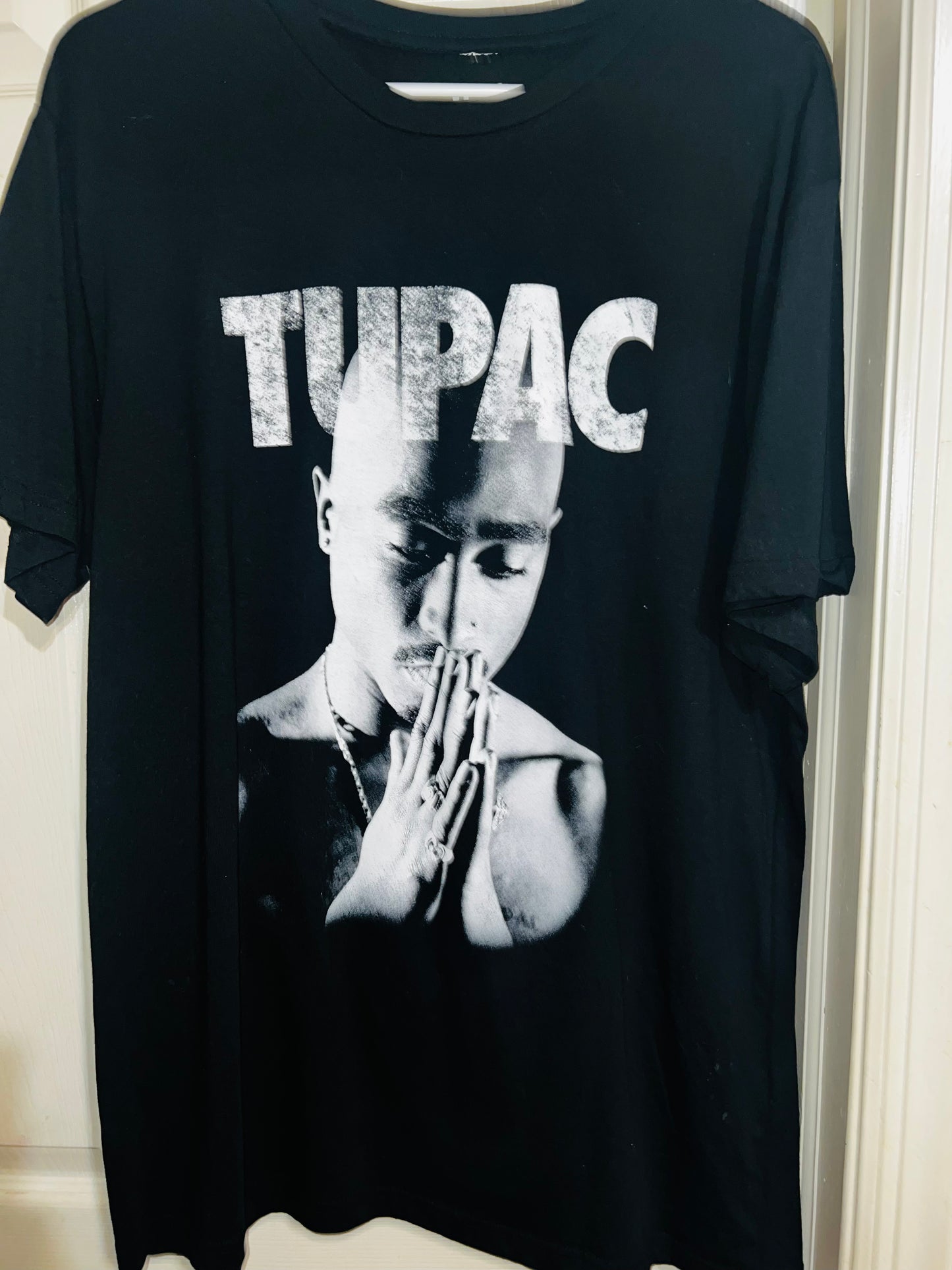Tupac Oversized Distressed Tee