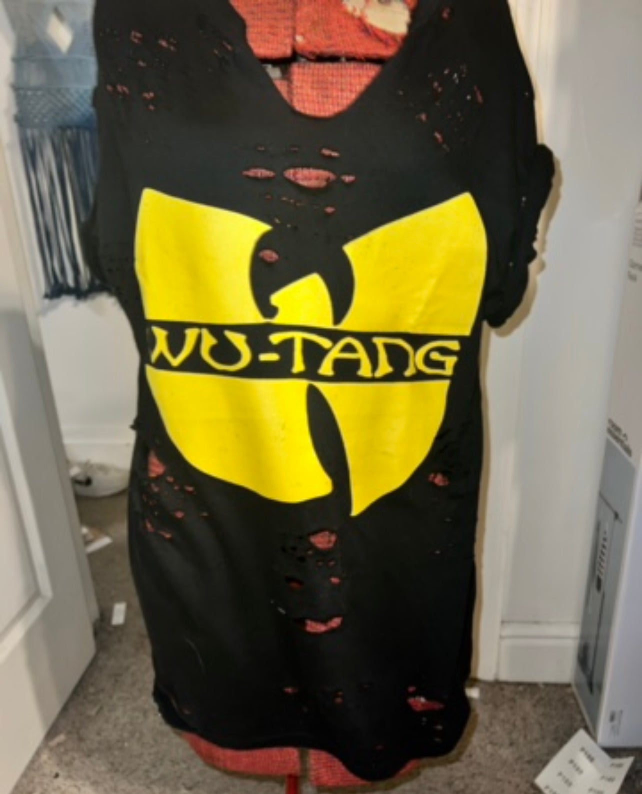 Wu Tang Distressed Oversized Tee