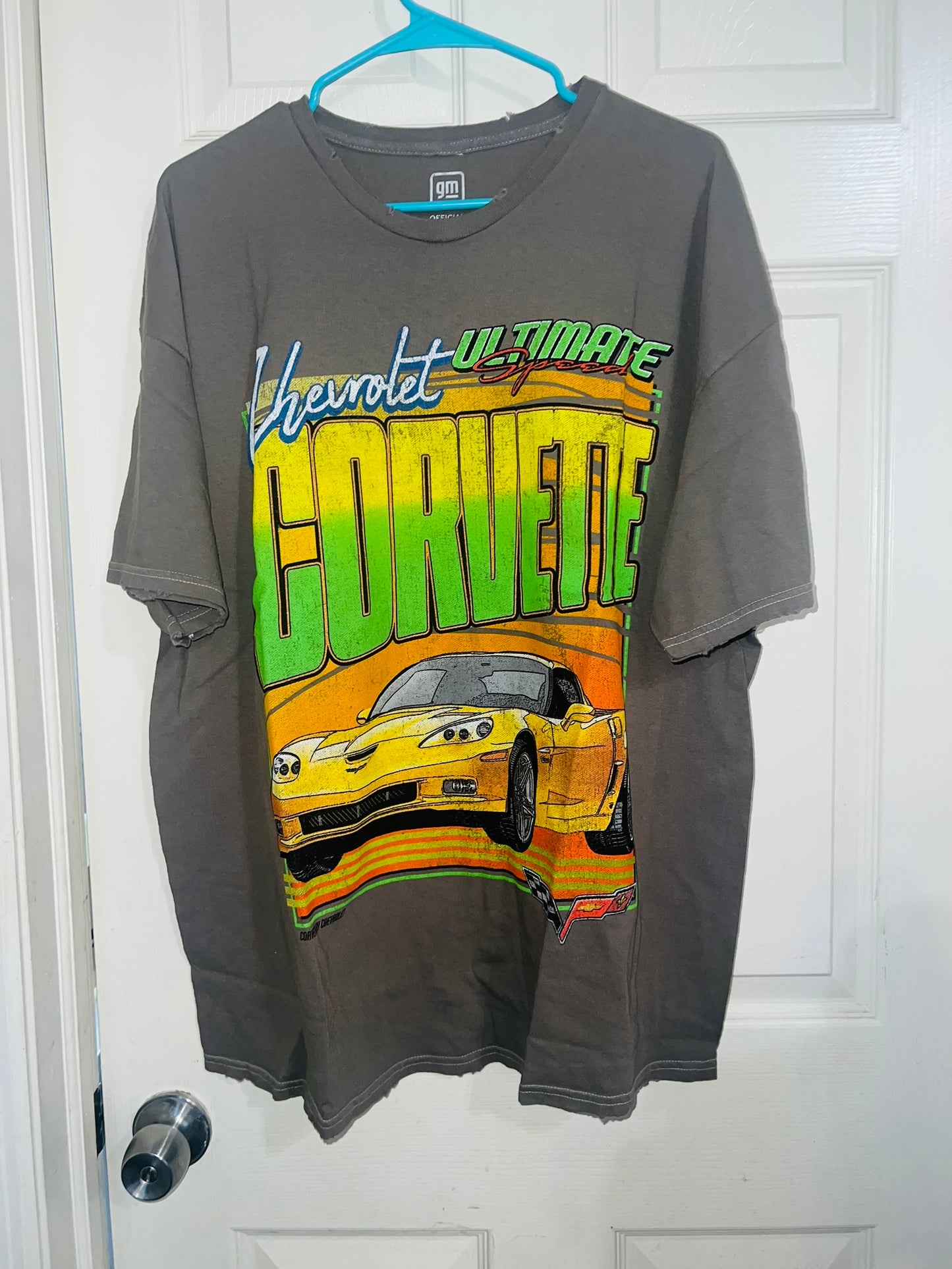 Chevrolet Corvette Oversized Distressed Tee