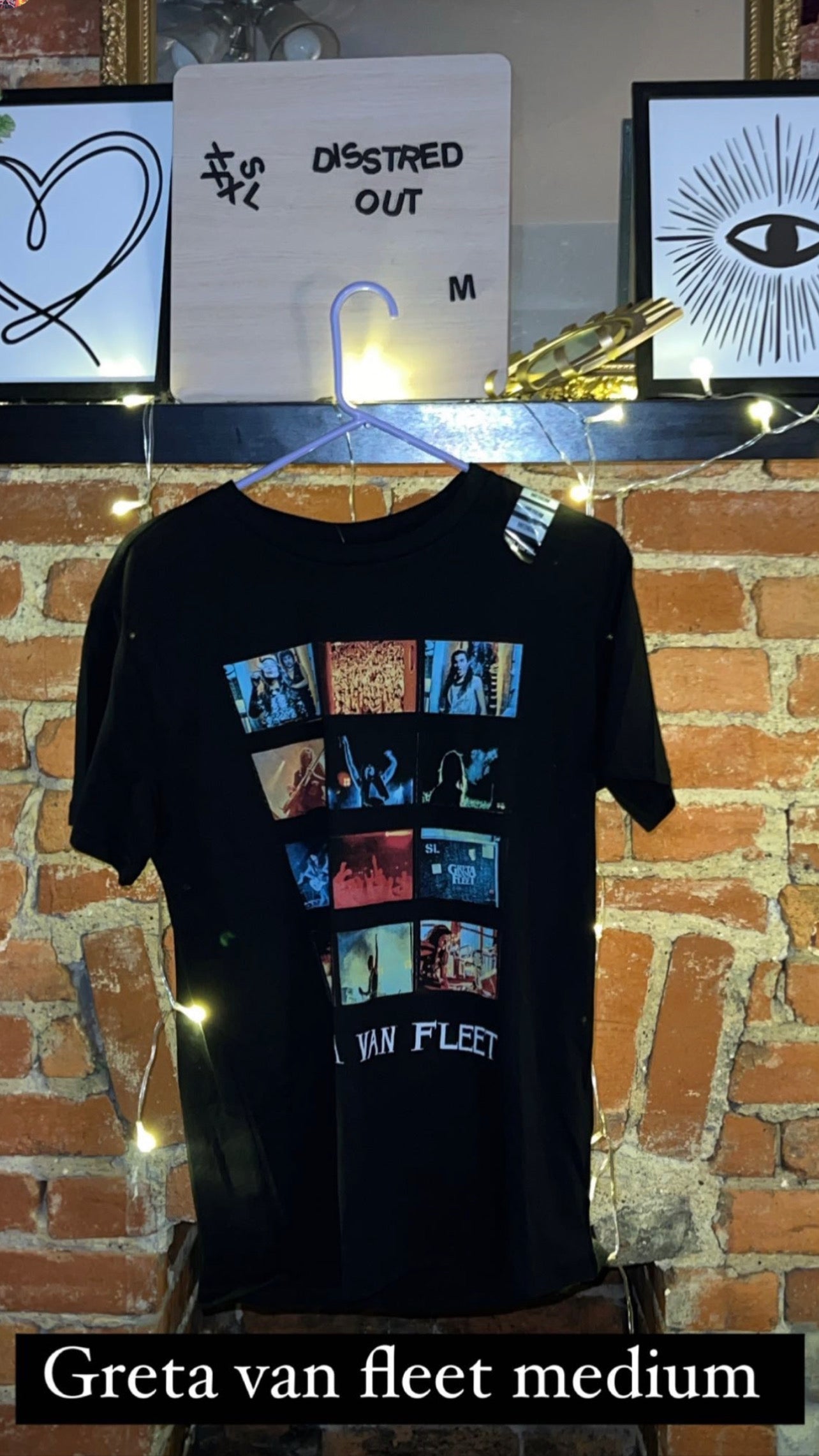 Greta Van Fleet Oversized Distressed Tee (customizable)