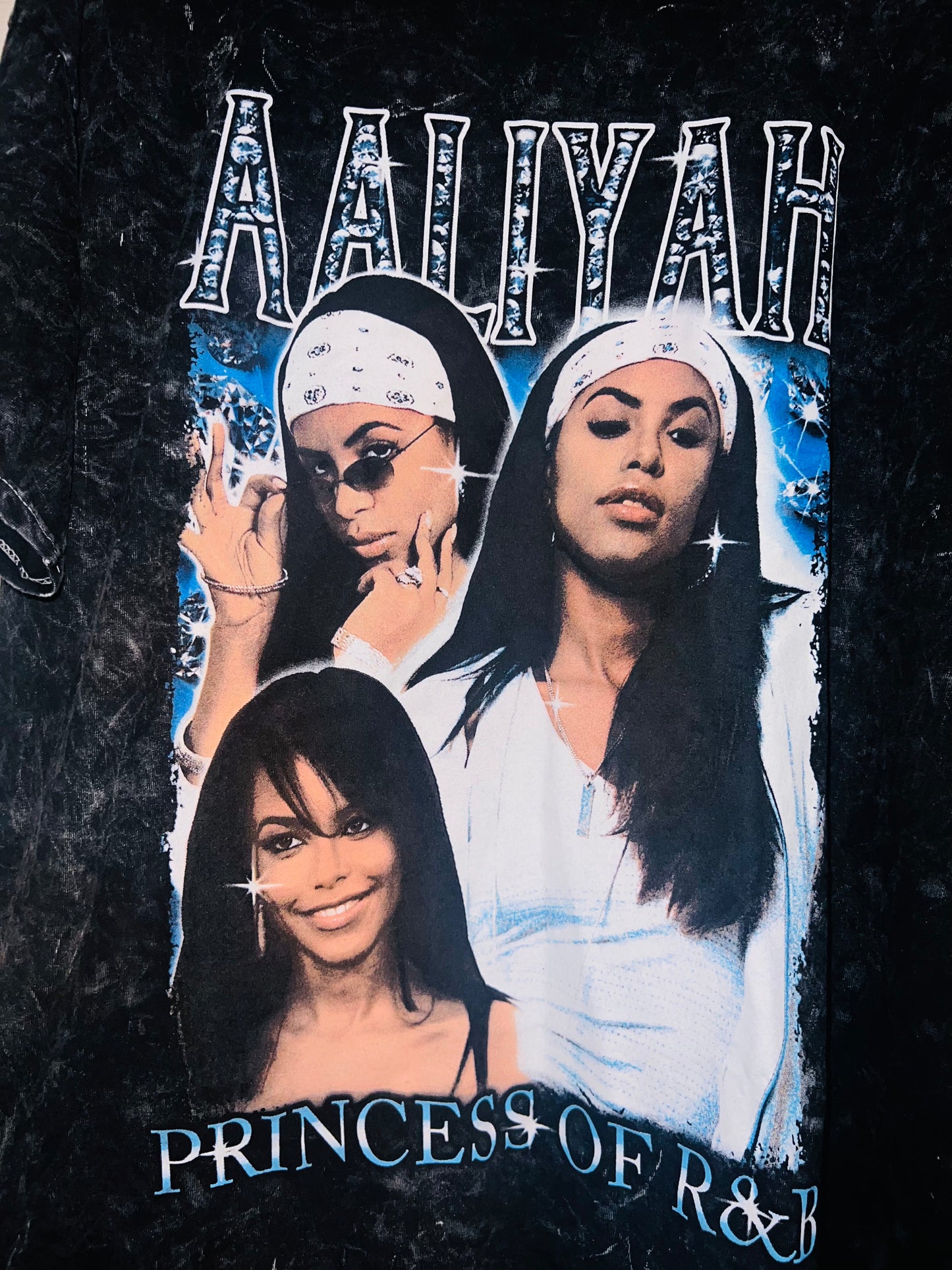 Aaliyah Oversized Distressed Tee