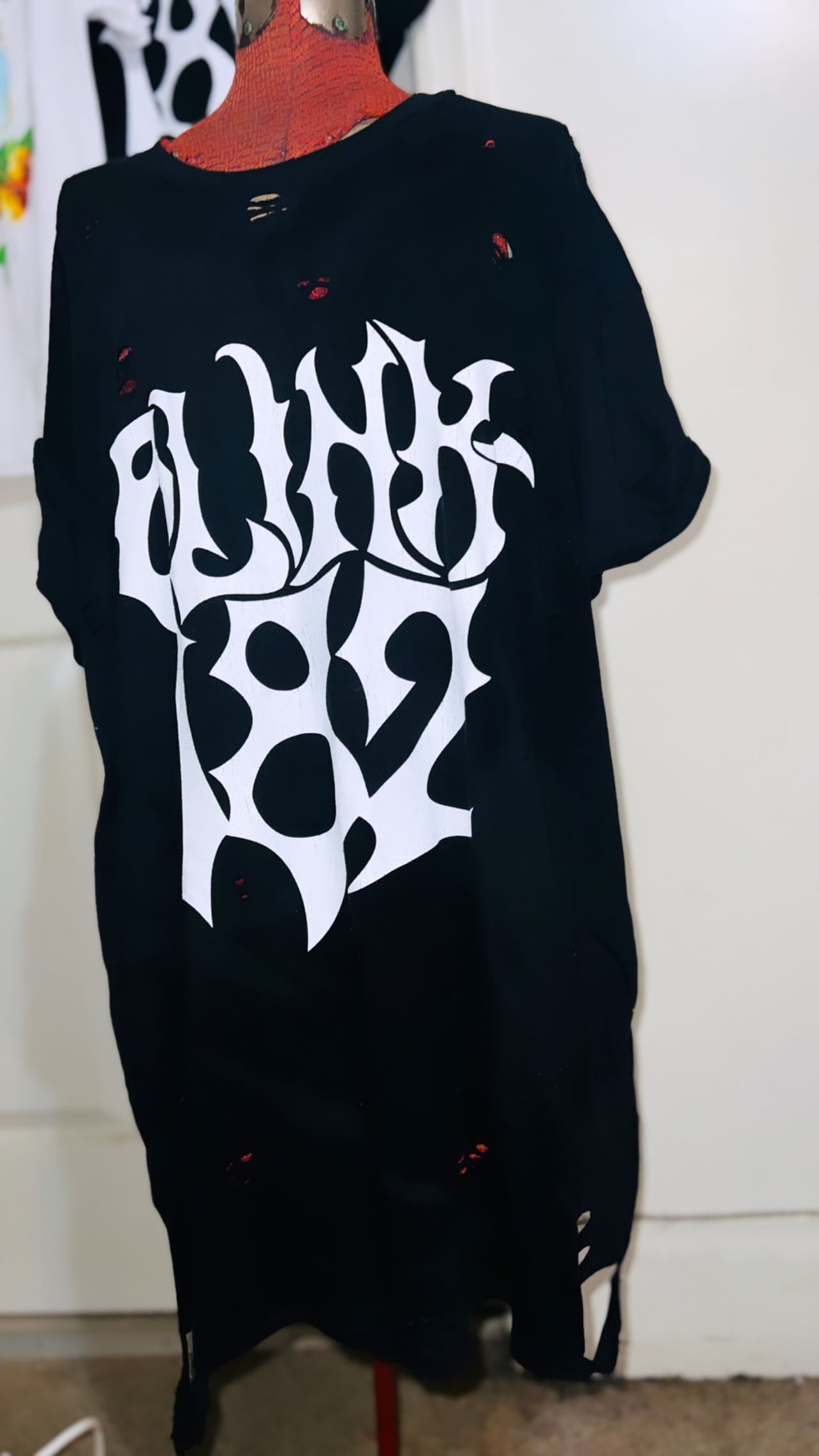 Blink 182 Double Sided Oversized Distressed T-Shirt