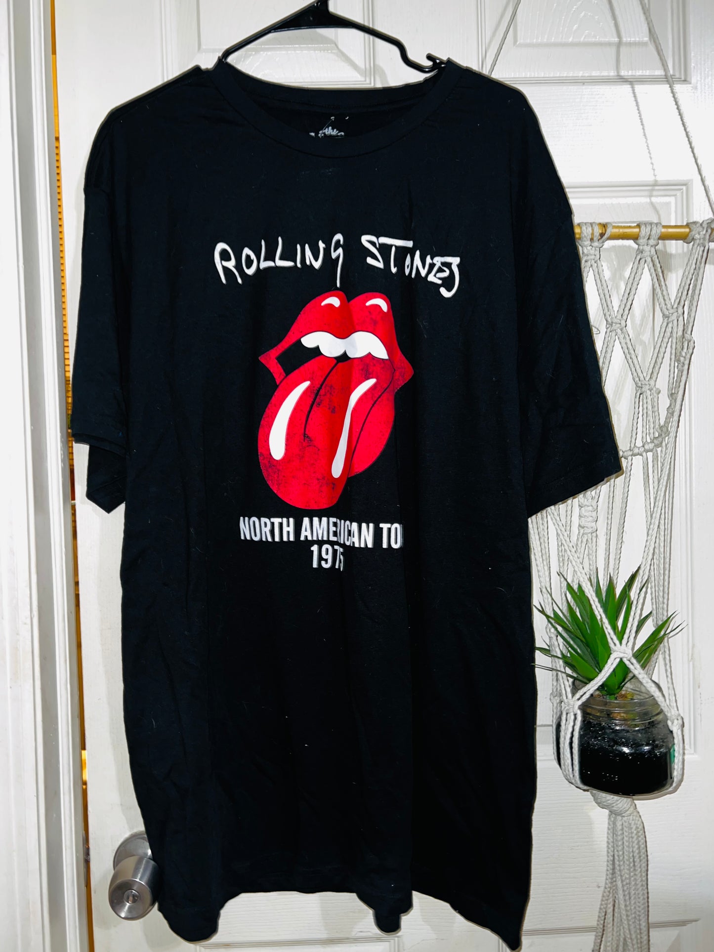 Rolling Stones 1971 NA Tour OS Distressed Tee