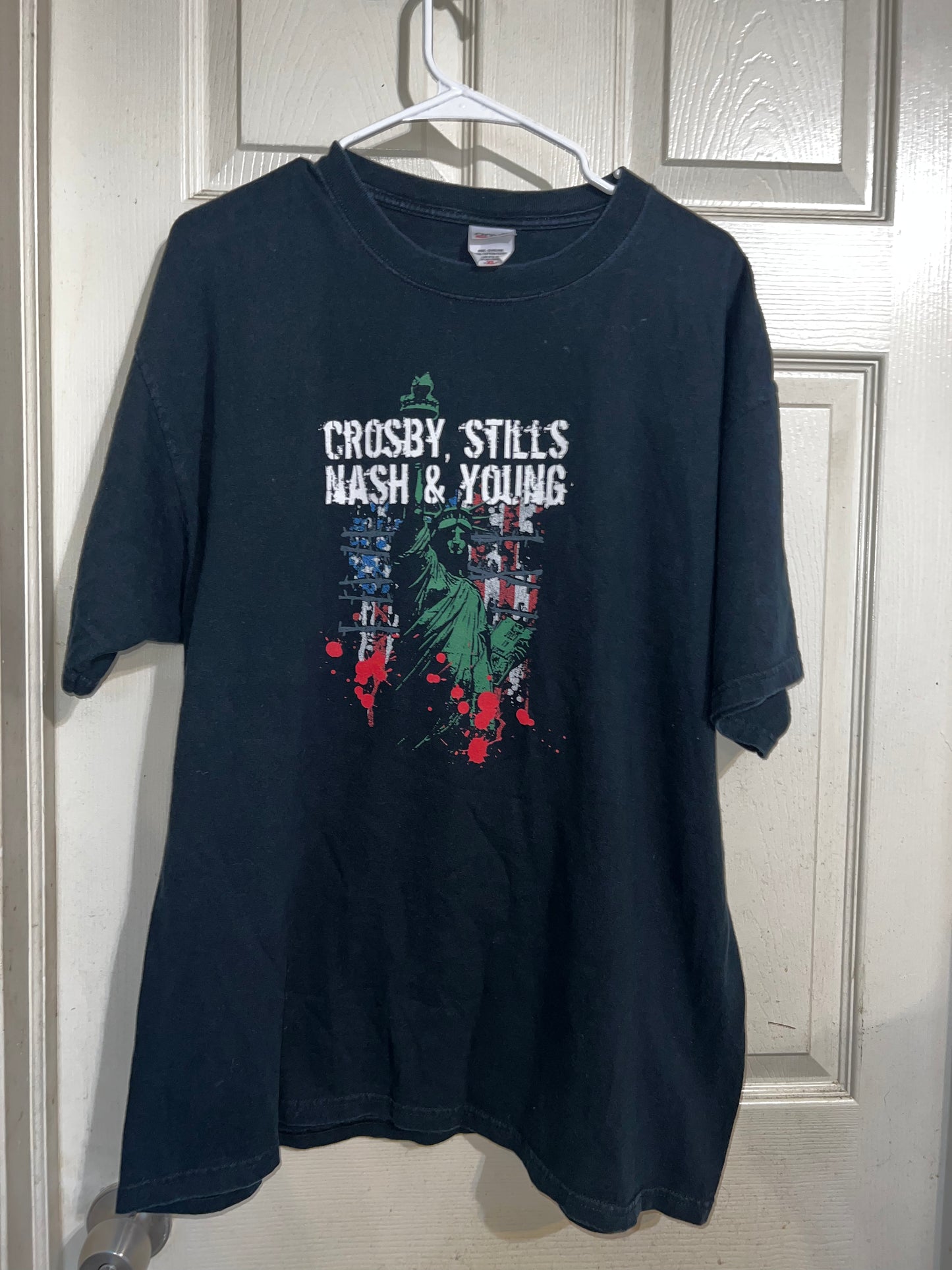 Crosby, Stills, Nash & Young Double Sided Vintage Tee