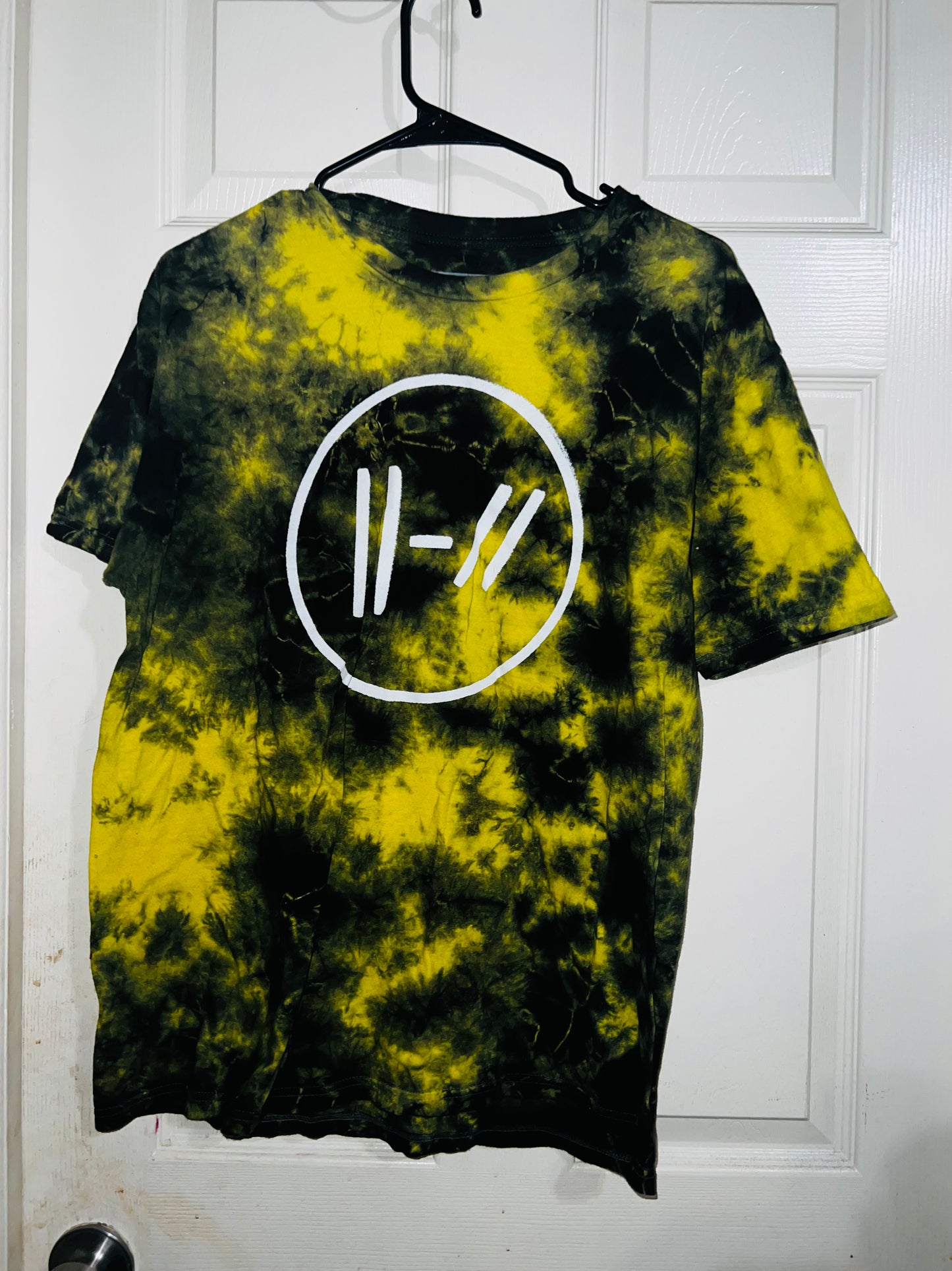 21 Pilots Tie Dye Oversized Distressed Tee