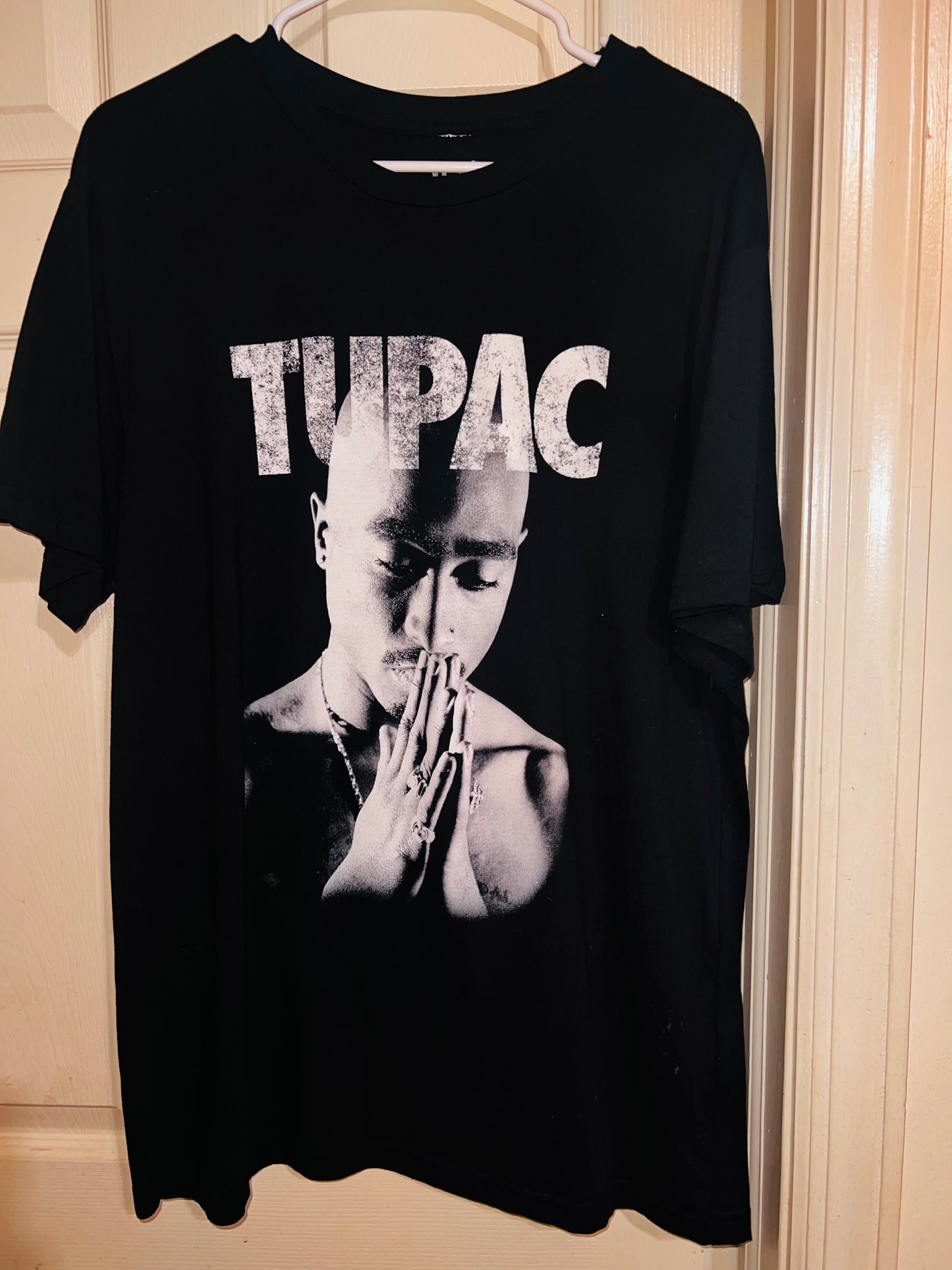 Tupac Oversized Distressed Tee