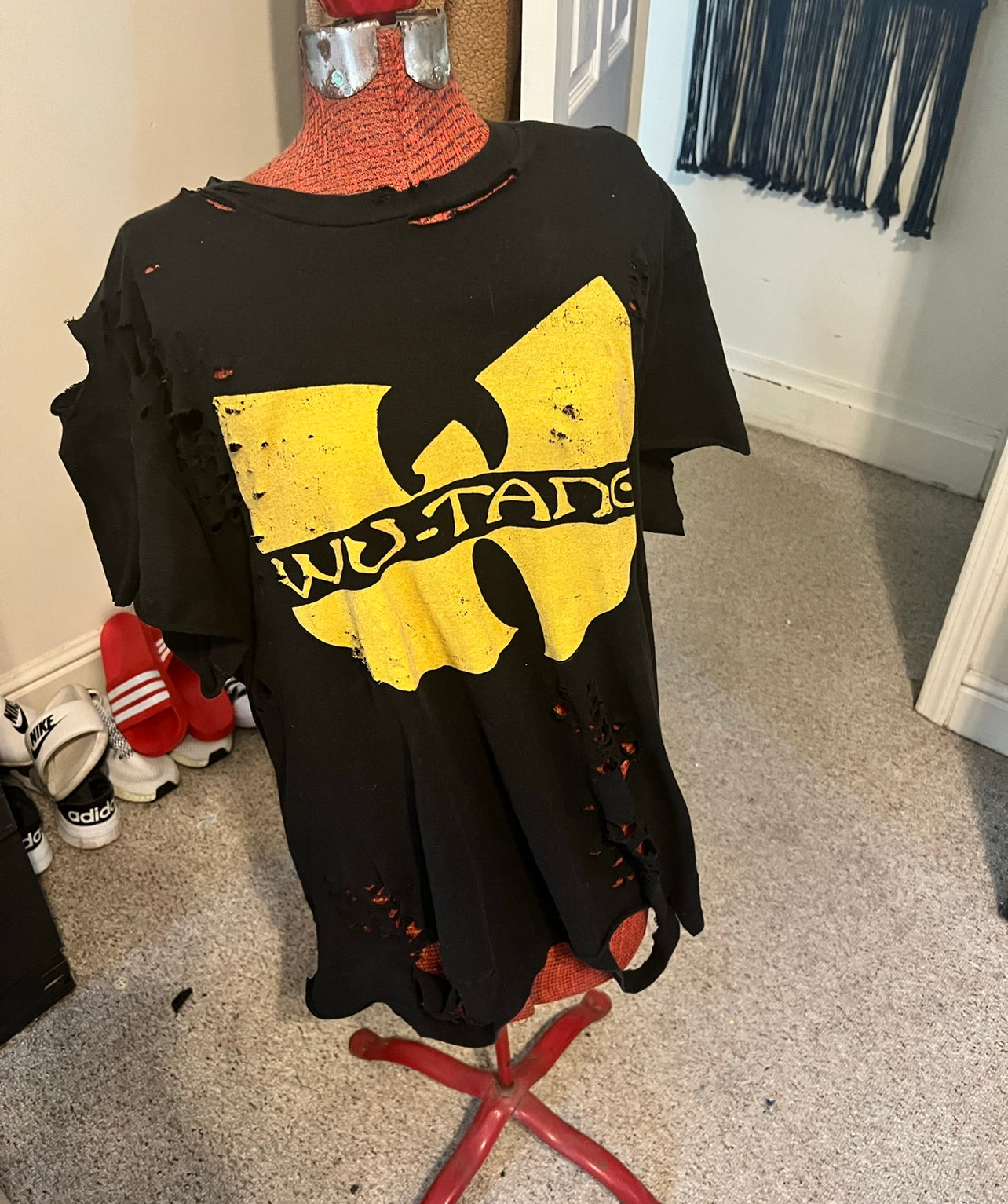 Wu Tang Distressed Oversized Tee