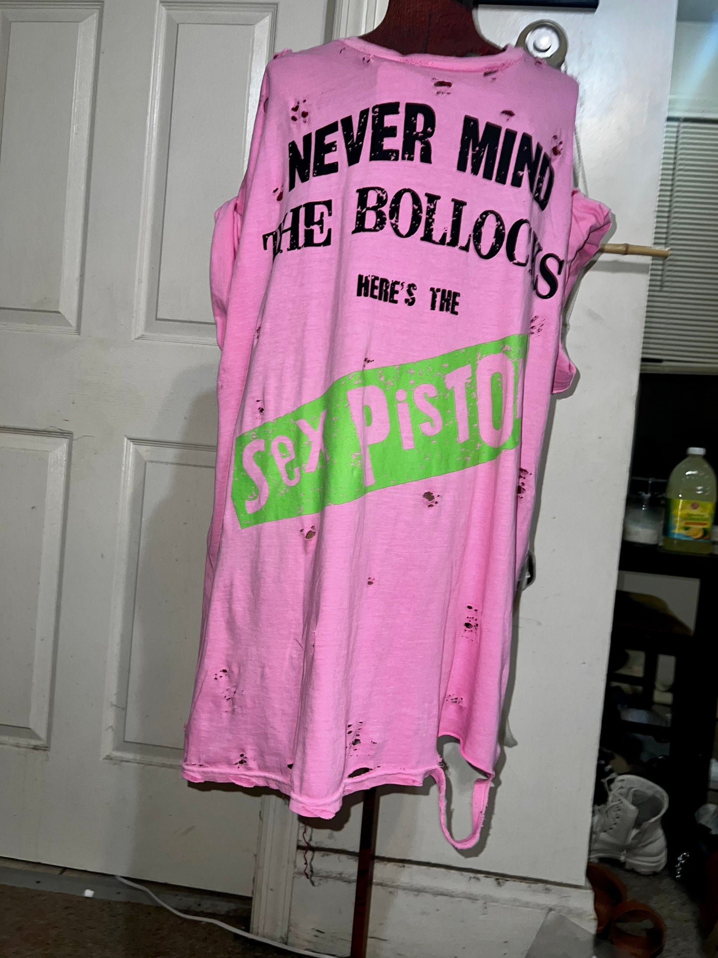 The Sex Pistols Oversized Distressed Tee/Dress
