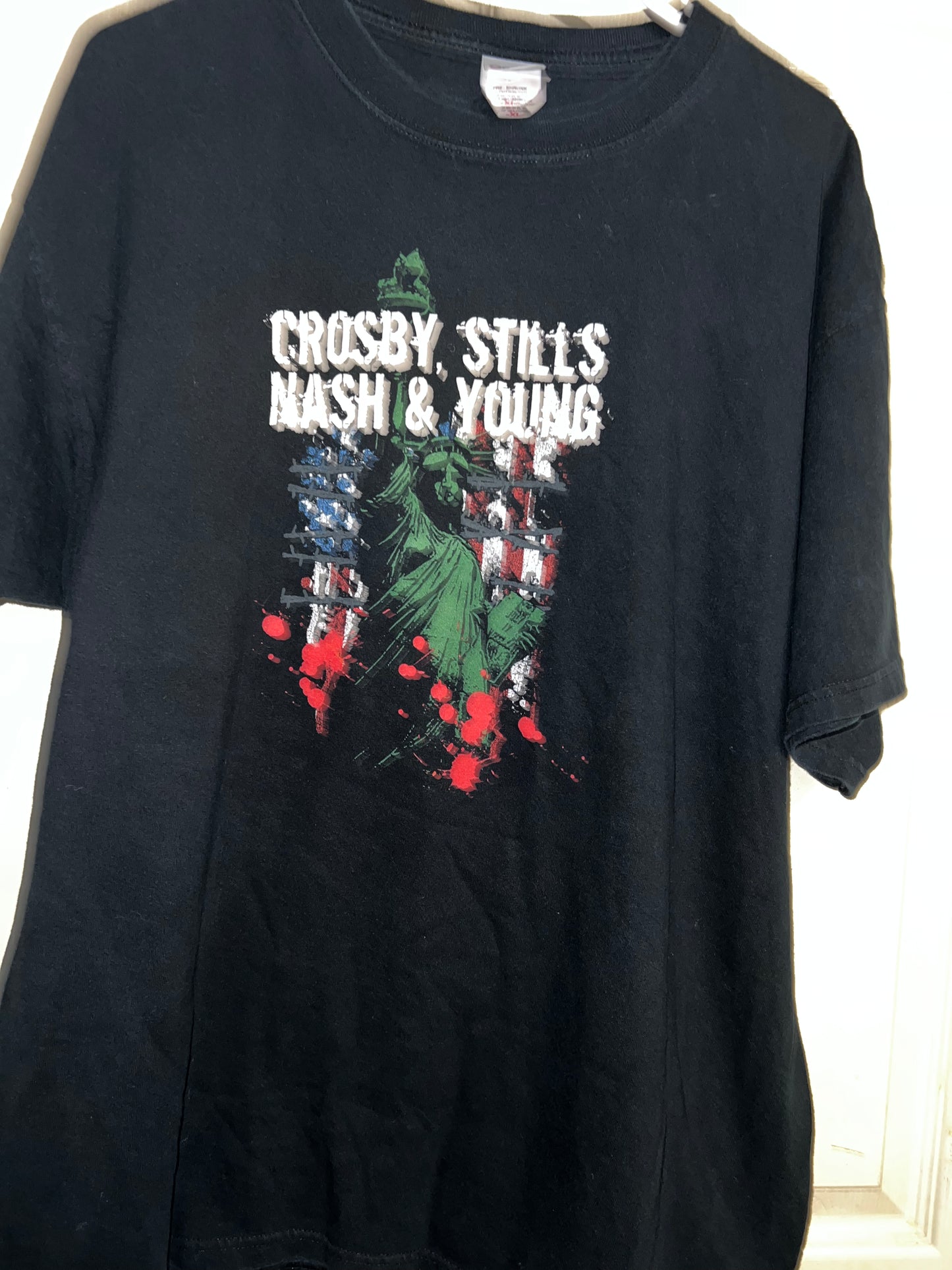 Crosby, Stills, Nash & Young Double Sided Vintage Tee