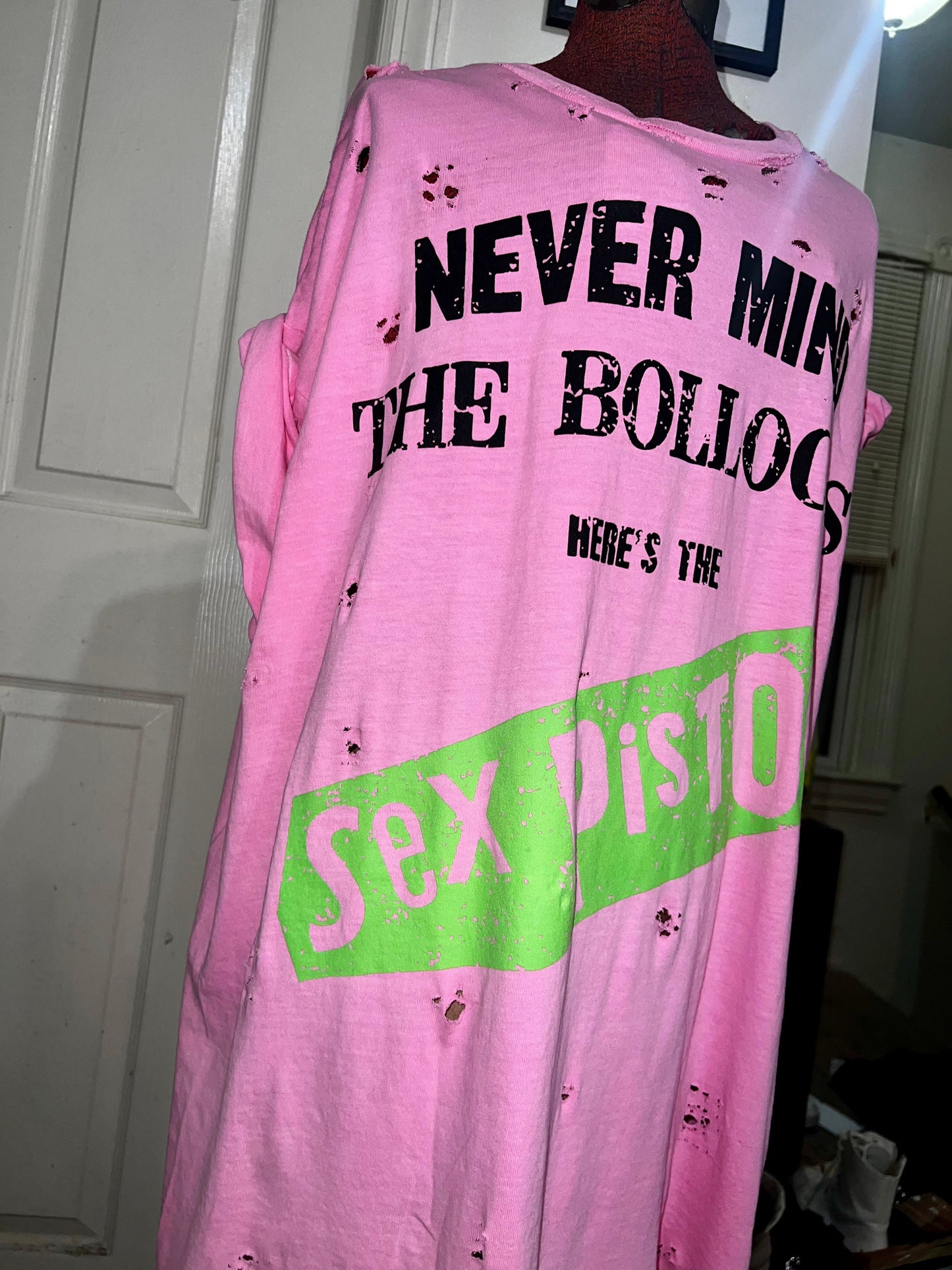 The Sex Pistols Oversized Distressed Tee/Dress