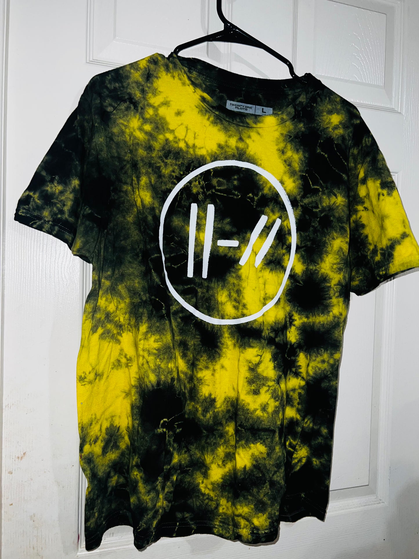 21 Pilots Tie Dye Oversized Distressed Tee