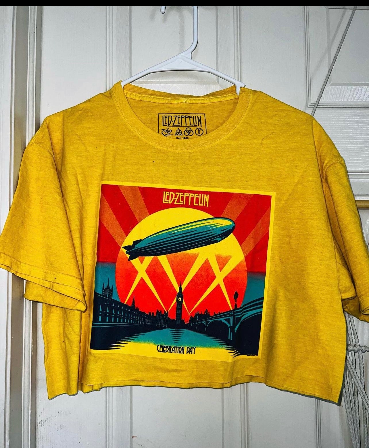 Led Zeppelin Blimp Oversized Distressed Tee