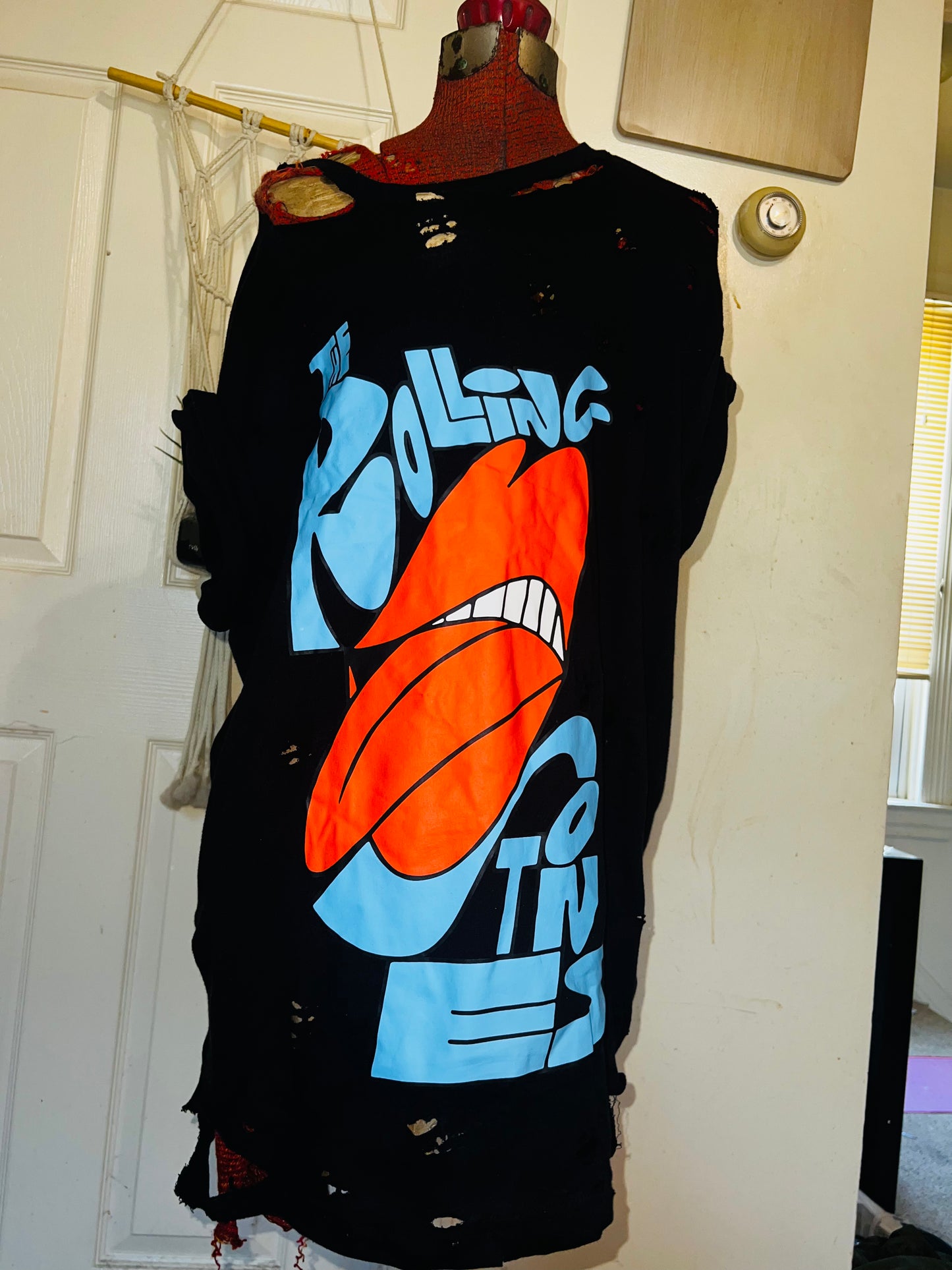 The Rolling Stones Oversized Distressed Tee