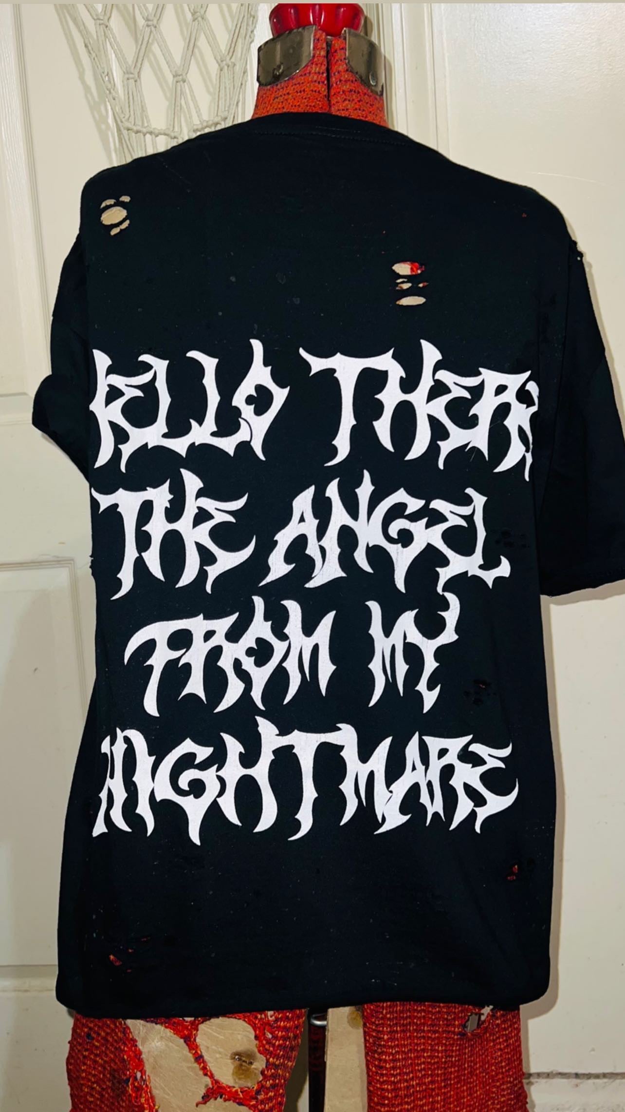 Blink 182 Double Sided Oversized Distressed T-Shirt