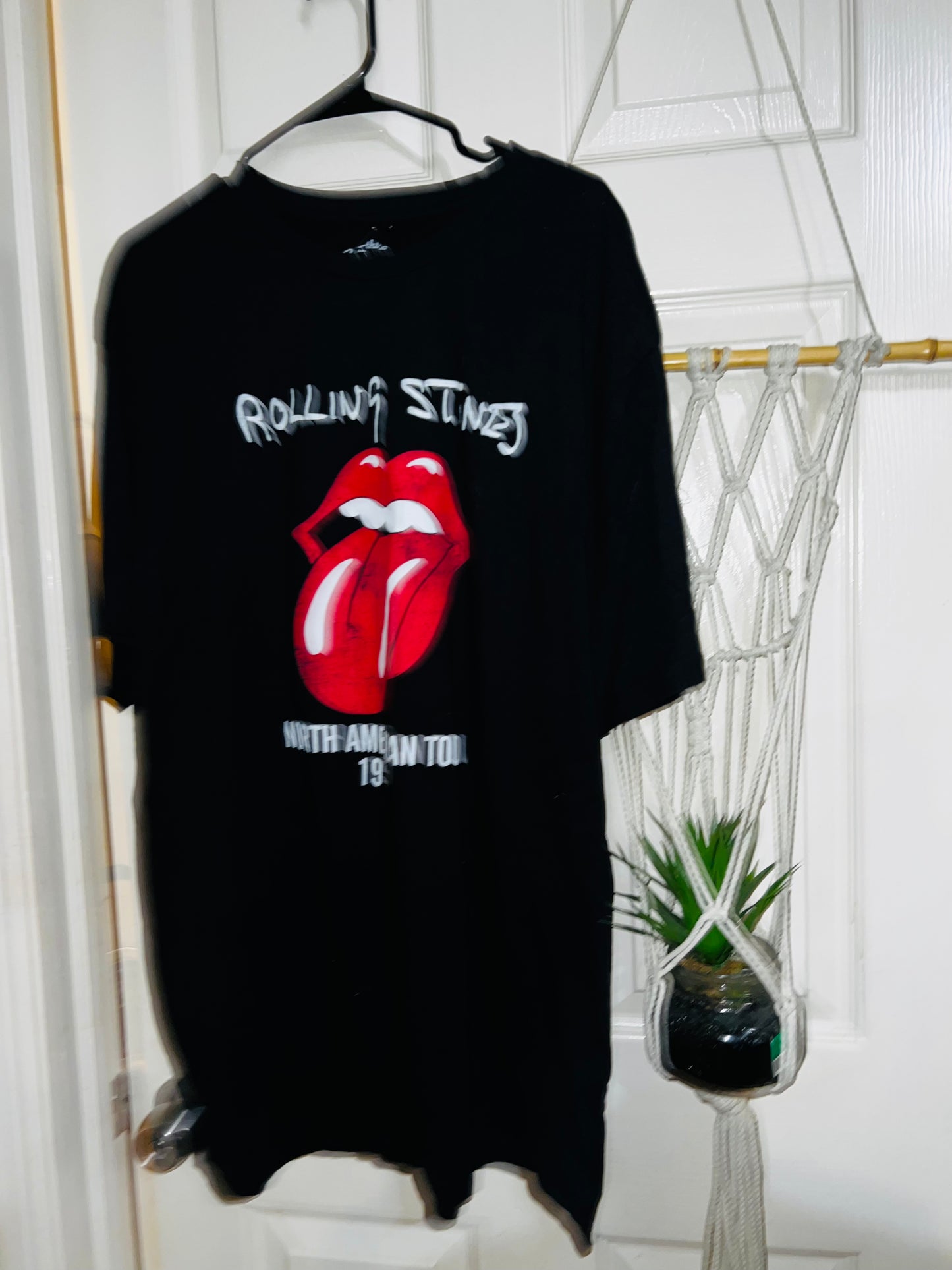 Rolling Stones 1971 NA Tour OS Distressed Tee
