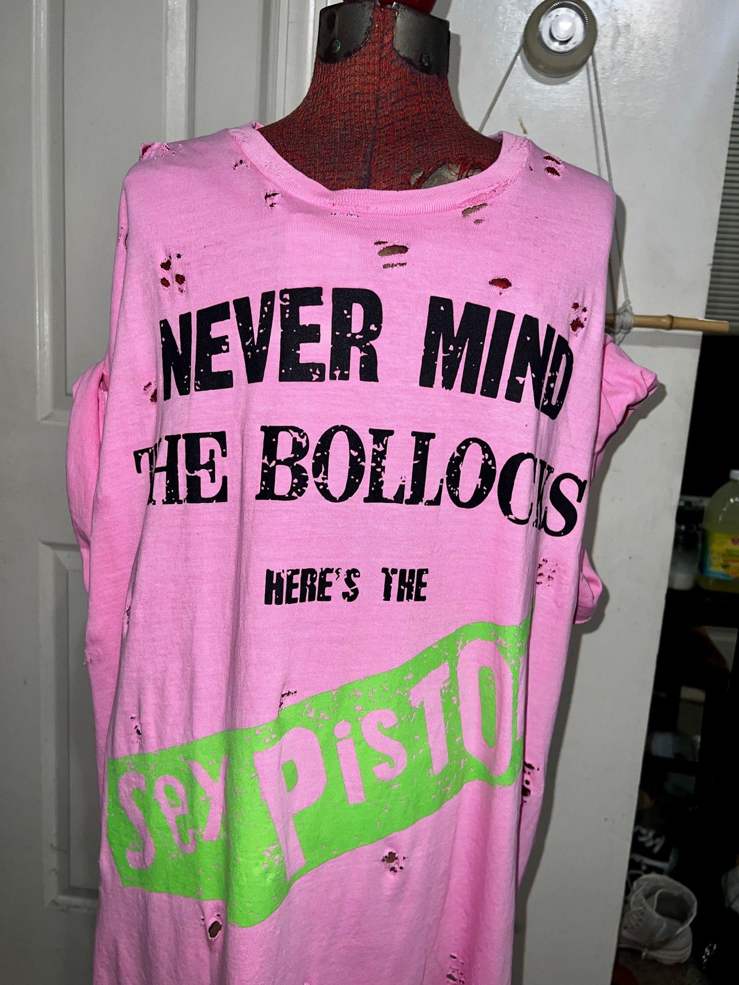 The Sex Pistols Oversized Distressed Tee/Dress