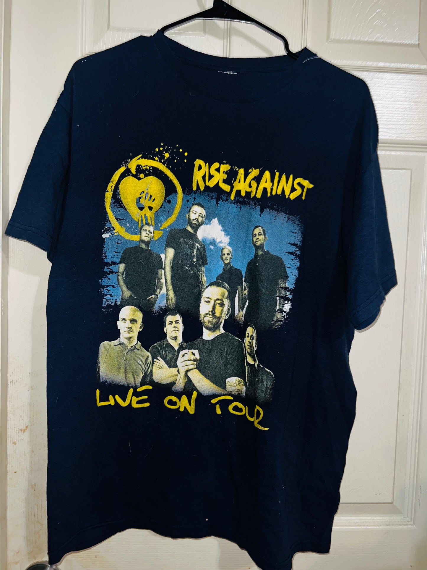 Rise Against 2015 Oversized Distressed Tee