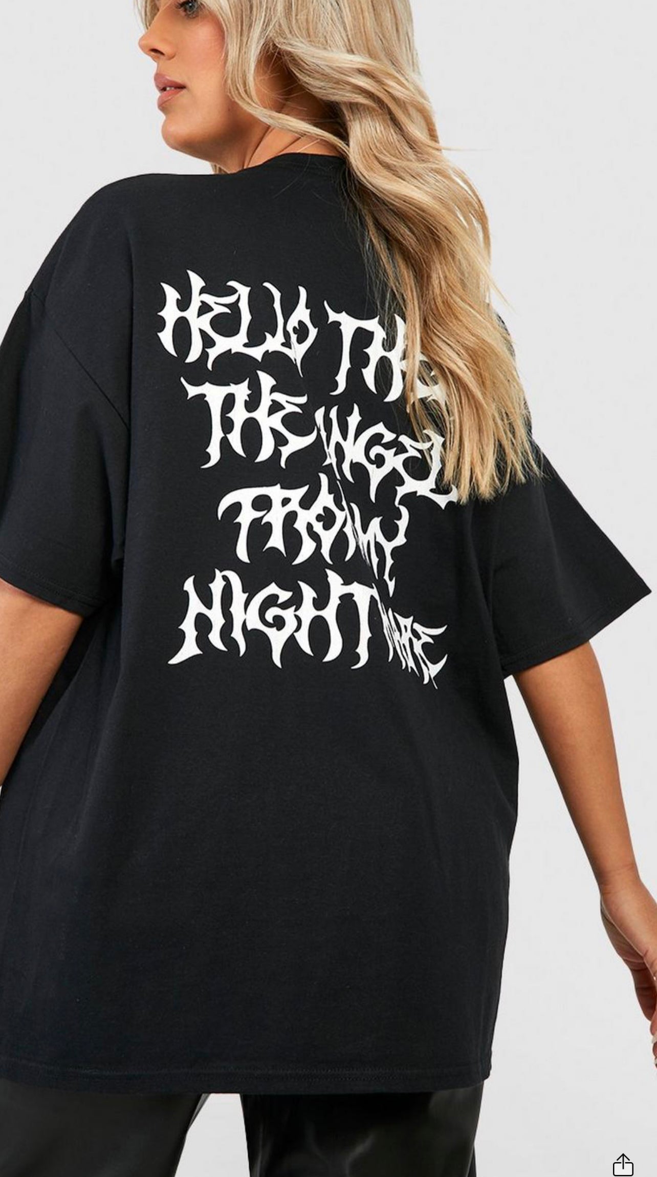 Blink 182 Double Sided Oversized Distressed T-Shirt