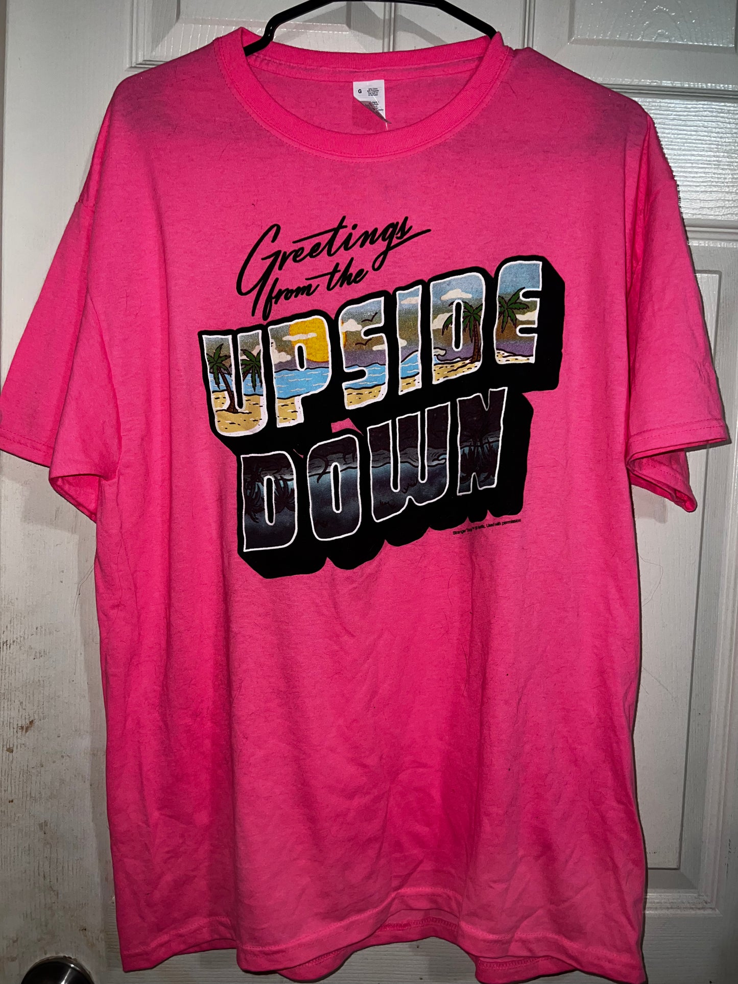 Stranger Things Oversized Distressed Tee