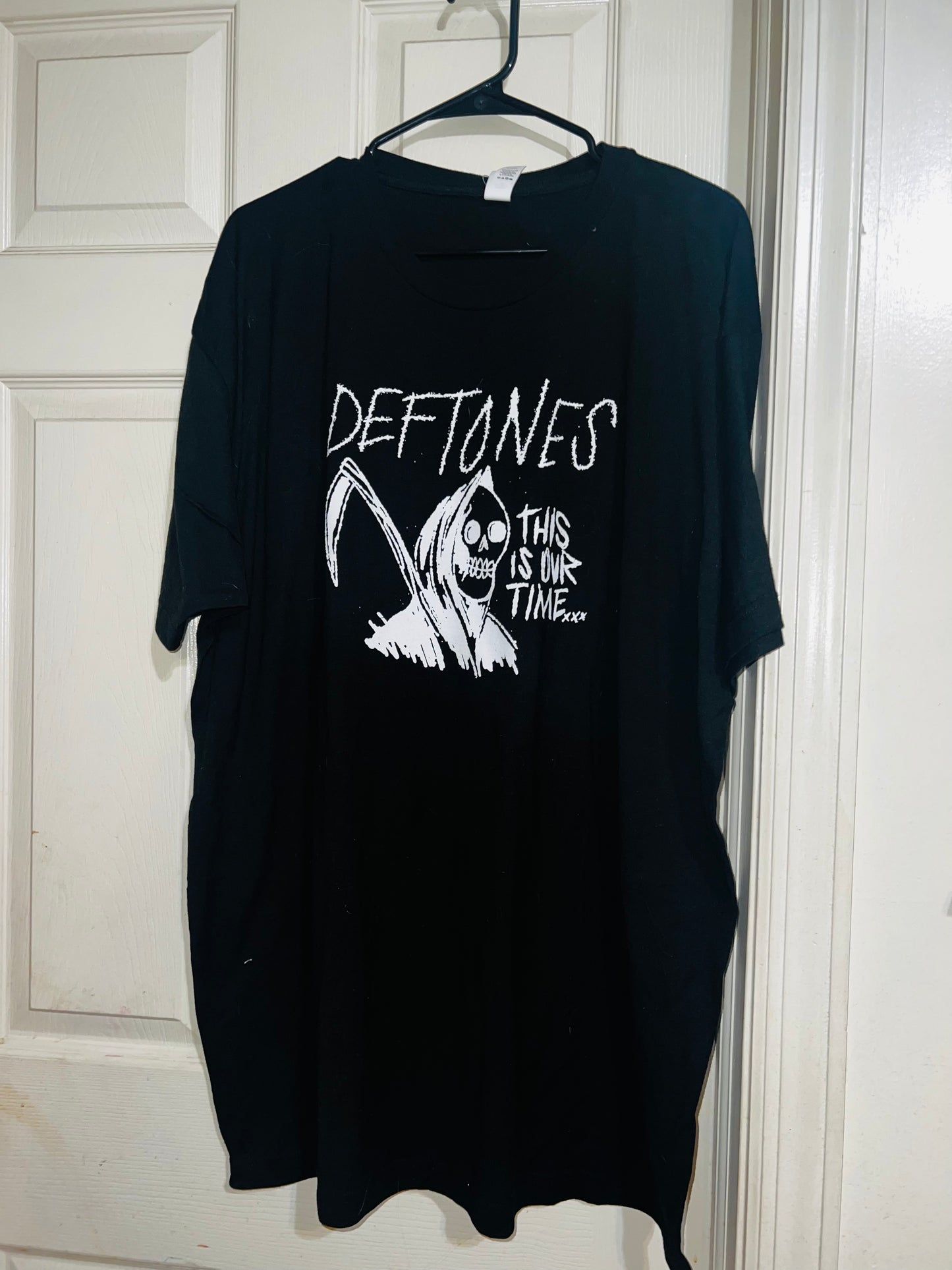 Deftones Oversized Distressed Tee