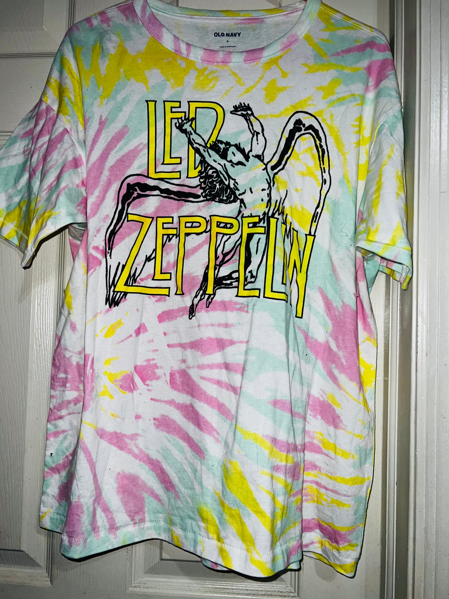 Led Zeppelin Tie Dye Distressed Tee