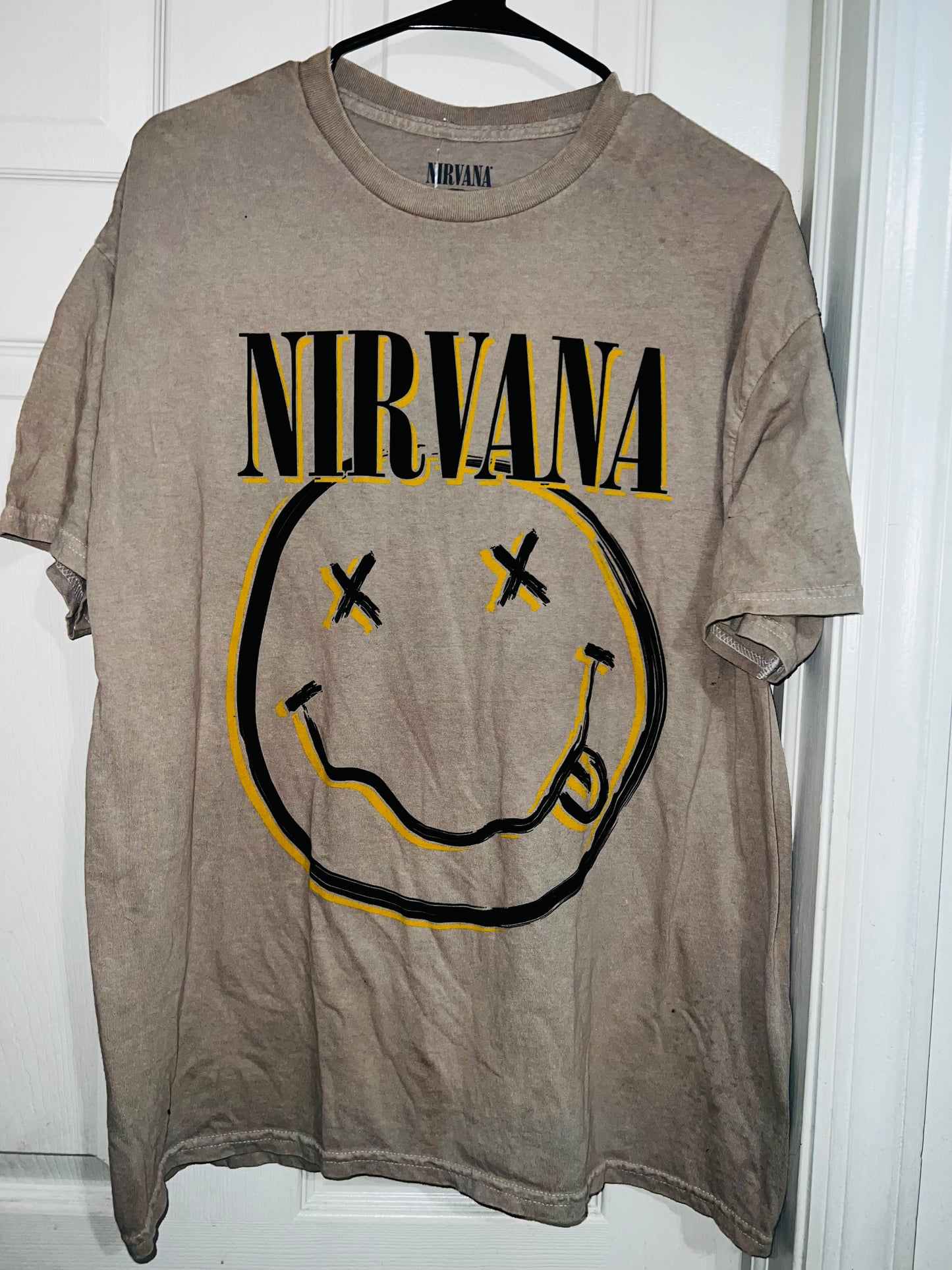 Nirvana Oversized Distressed Tee