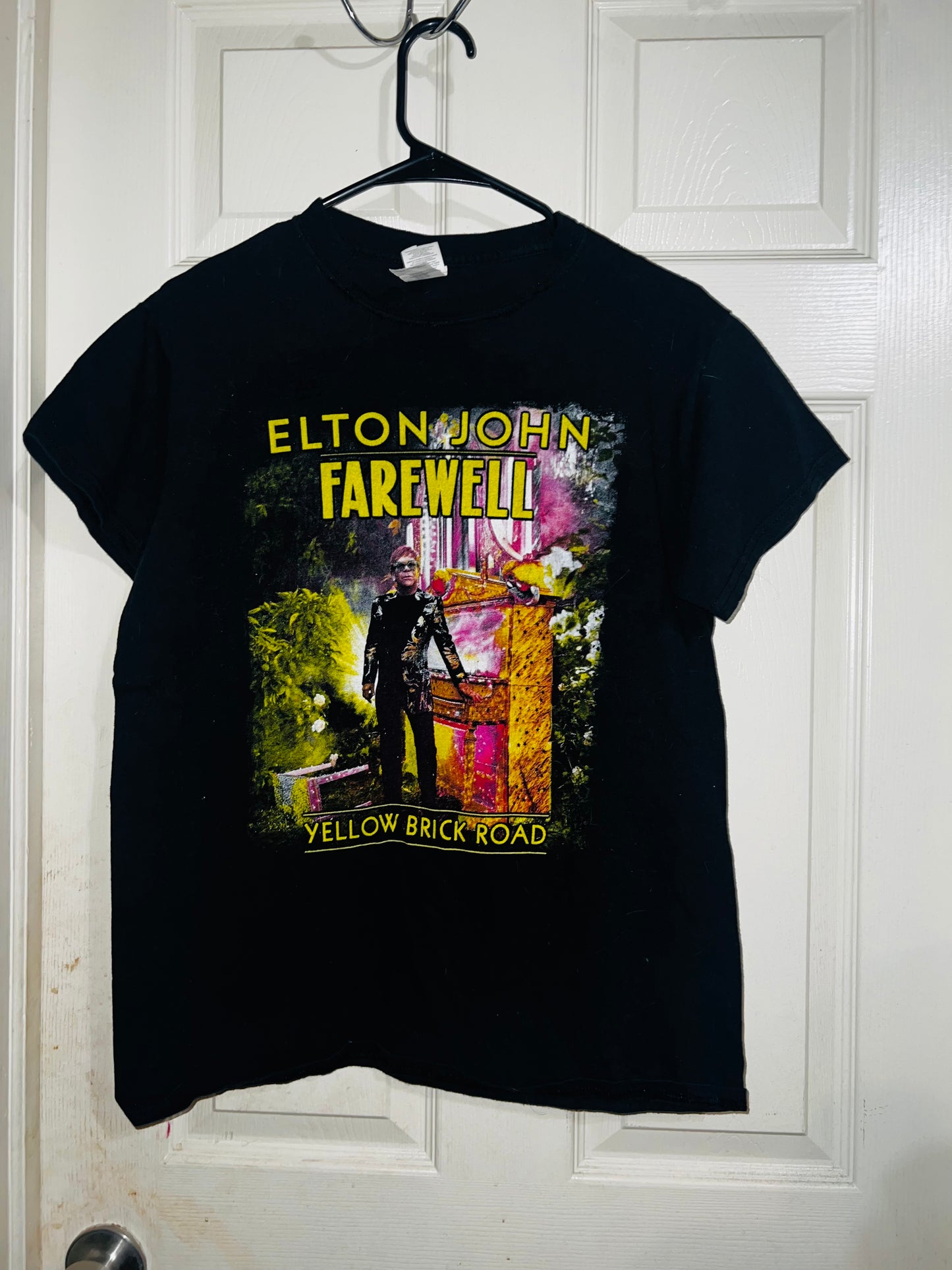 Elton John Vintage Tour Distressed Tee