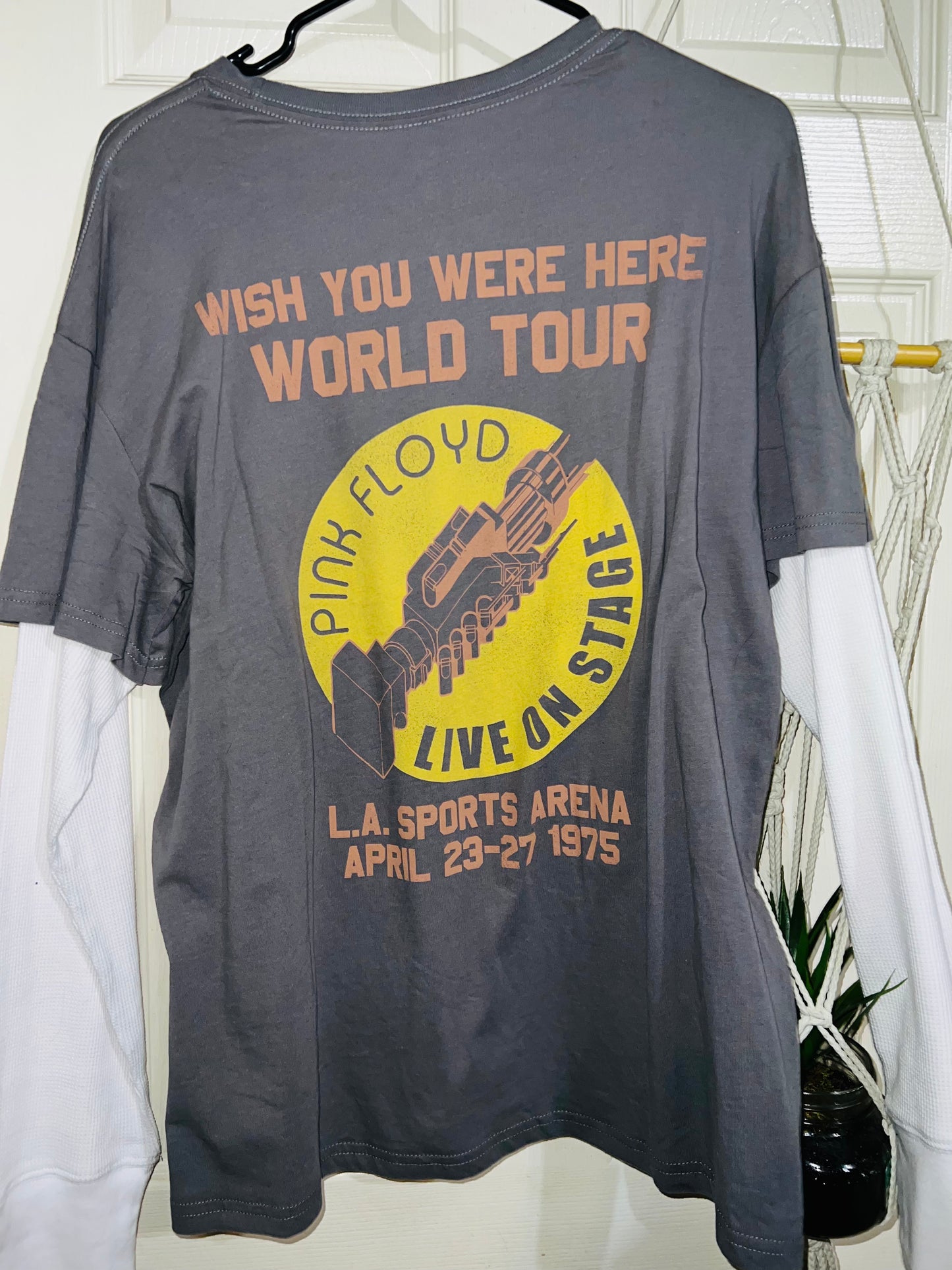Pink Floyd Double Sided Long Sleeve OS Diss. Shirt