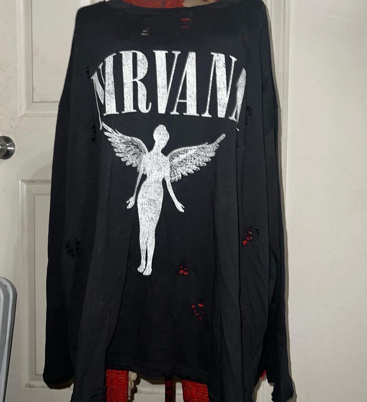 Nirvana Long Sleeve Oversized Shirt