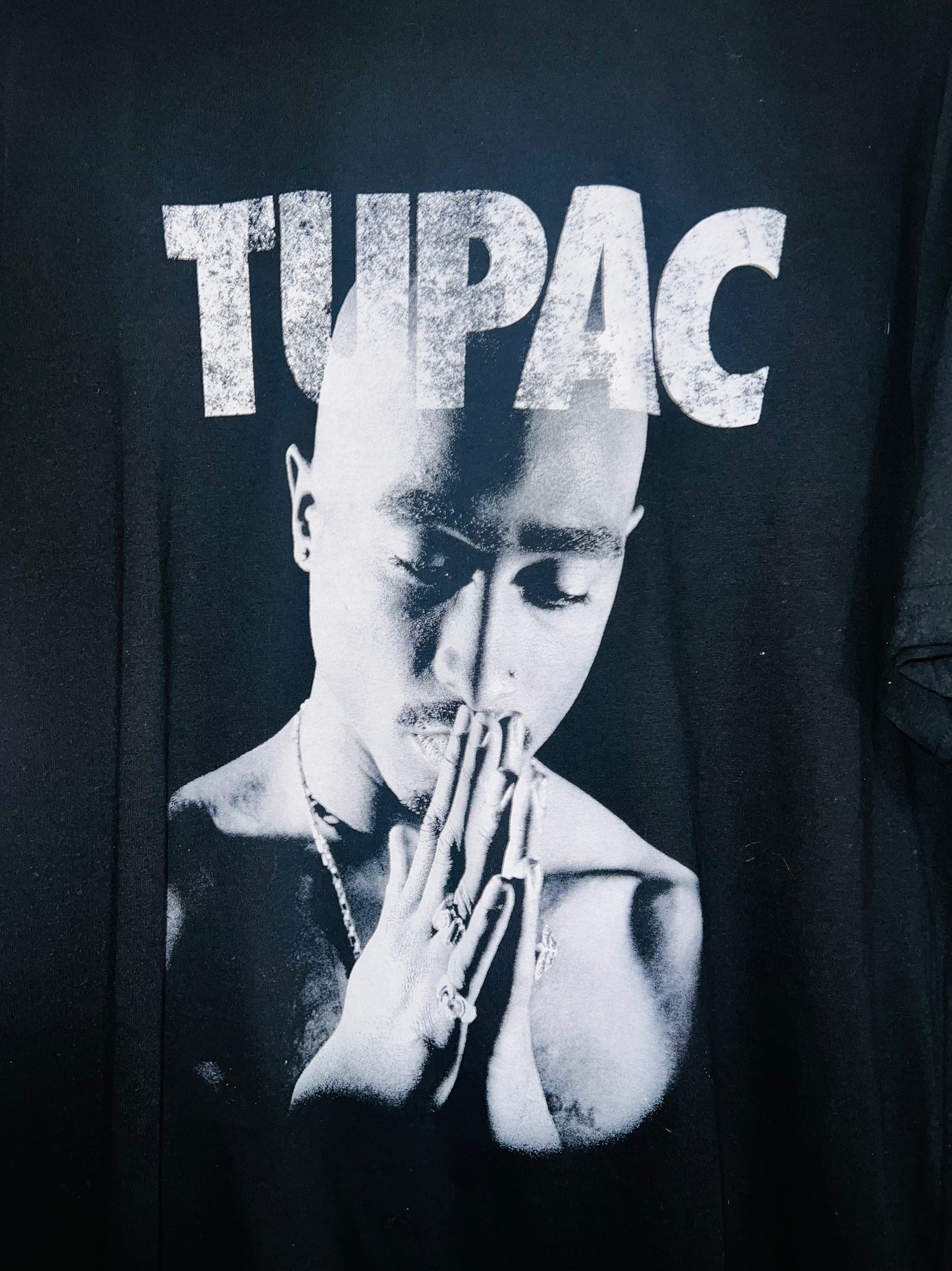 Tupac Oversized Distressed Tee