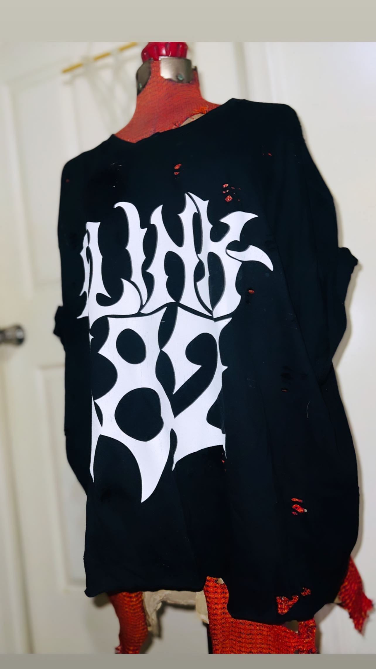 Blink 182 Double Sided Oversized Distressed T-Shirt