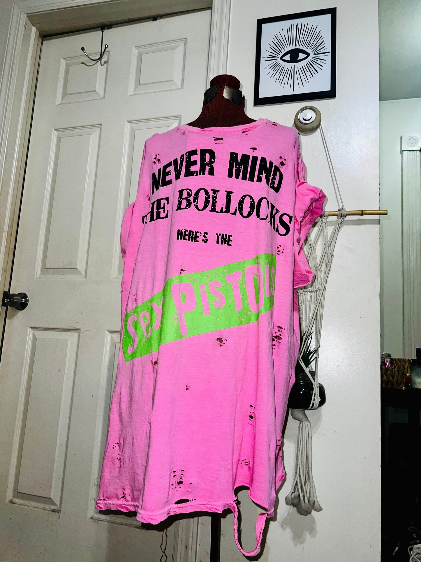 The Sex Pistols Oversized Distressed Tee/Dress