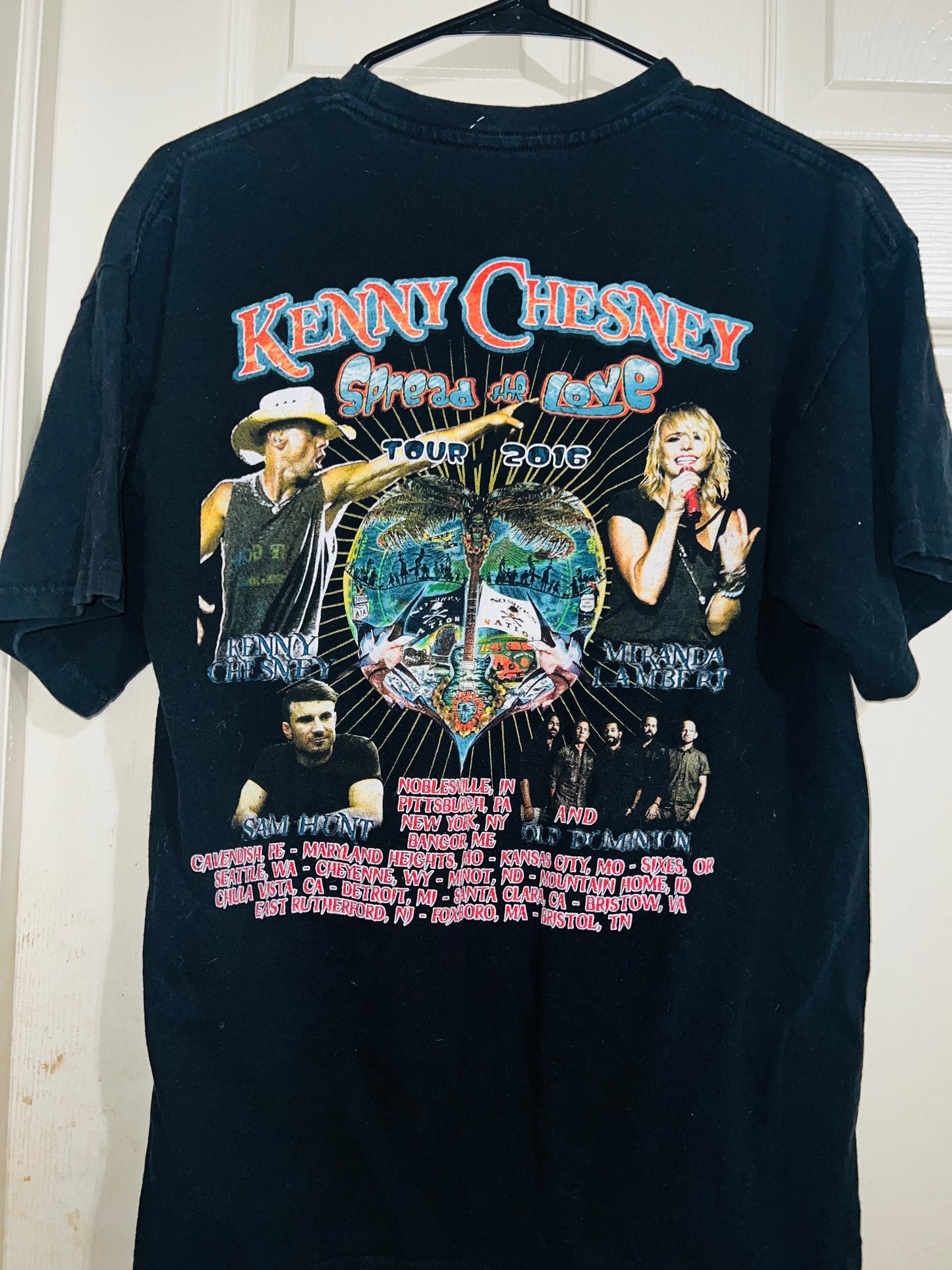 Vintage Kenny Chesney/Miranda Lambert/Sam Hunt 2016 Tour
