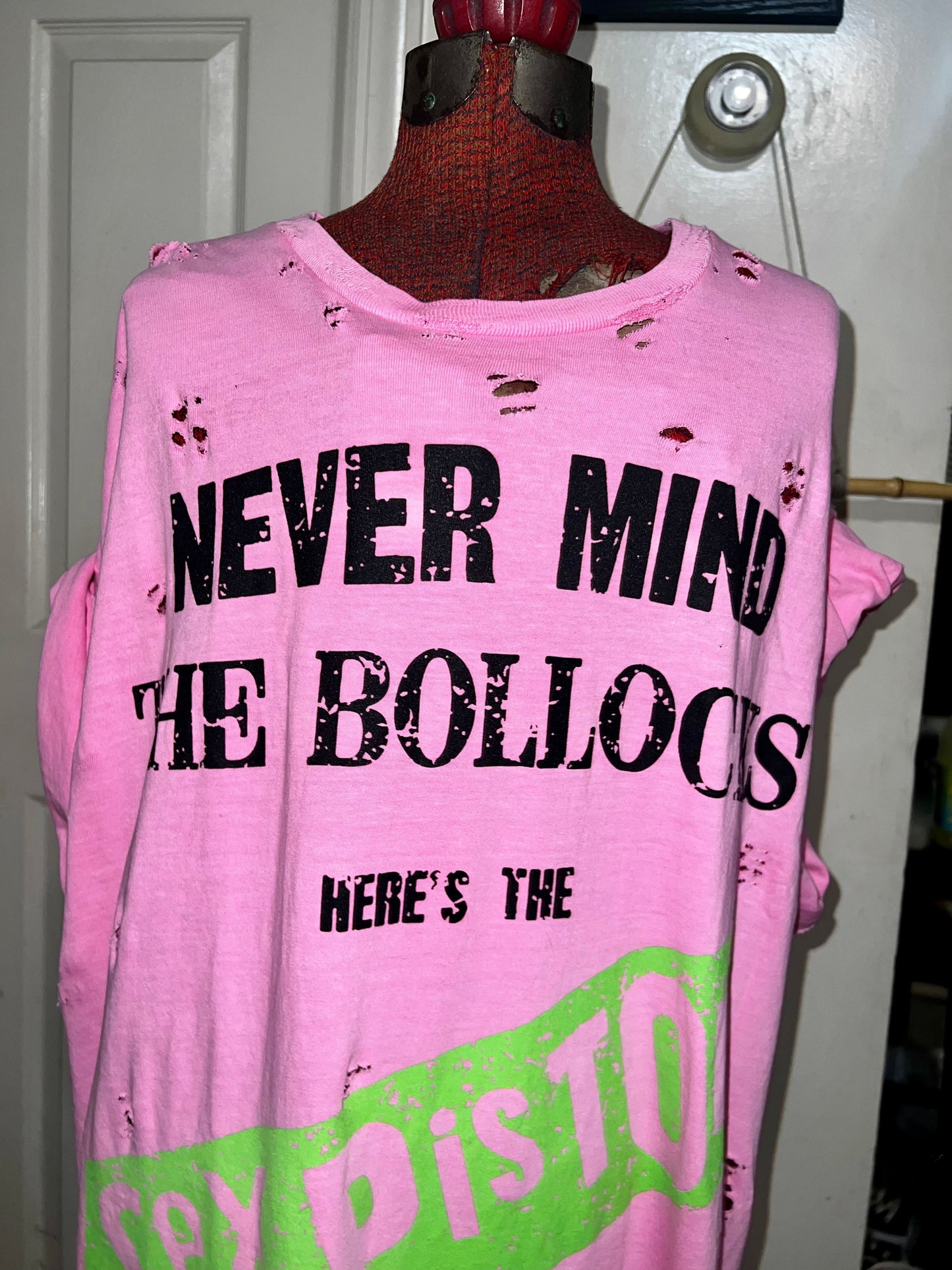 The Sex Pistols Oversized Distressed Tee/Dress