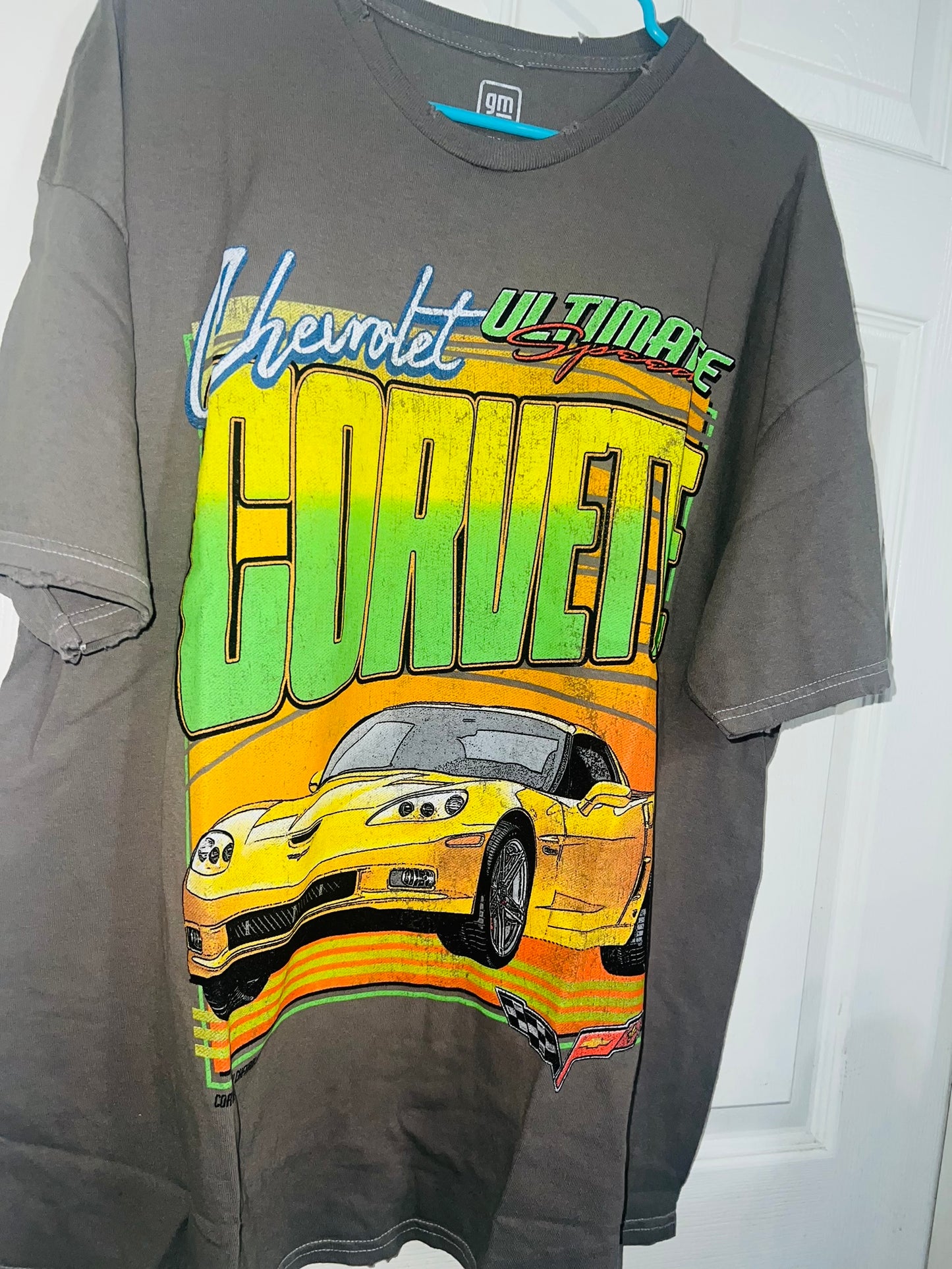 Chevrolet Corvette Oversized Distressed Tee