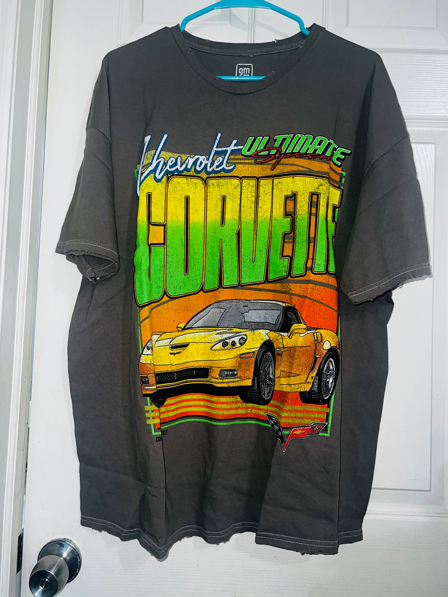 Chevrolet Corvette Oversized Distressed Tee