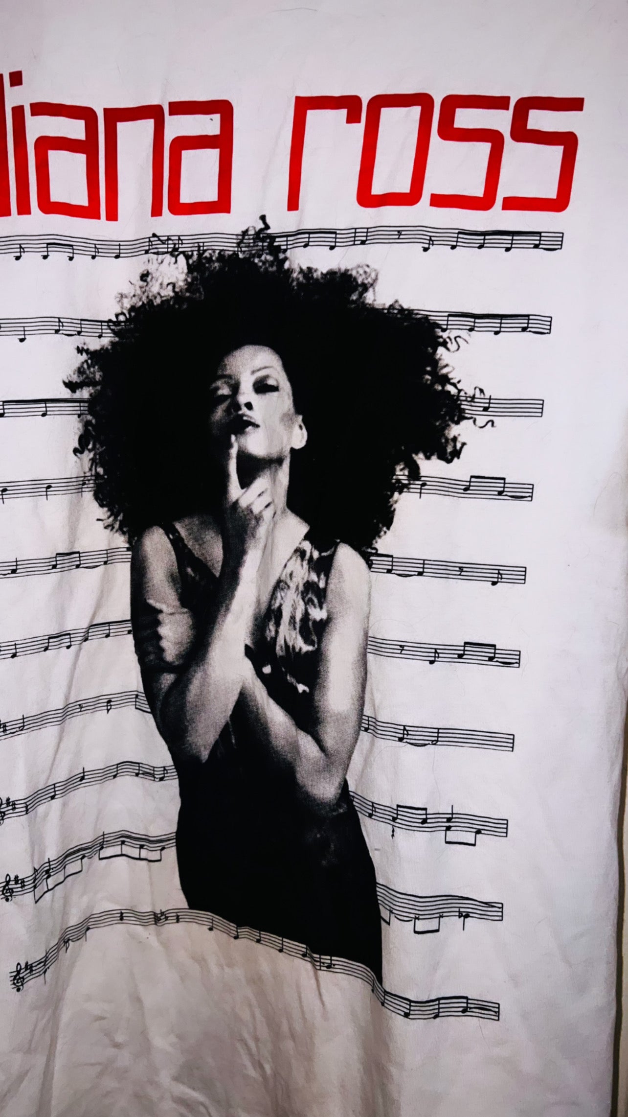 Diana Ross Distressed Tee