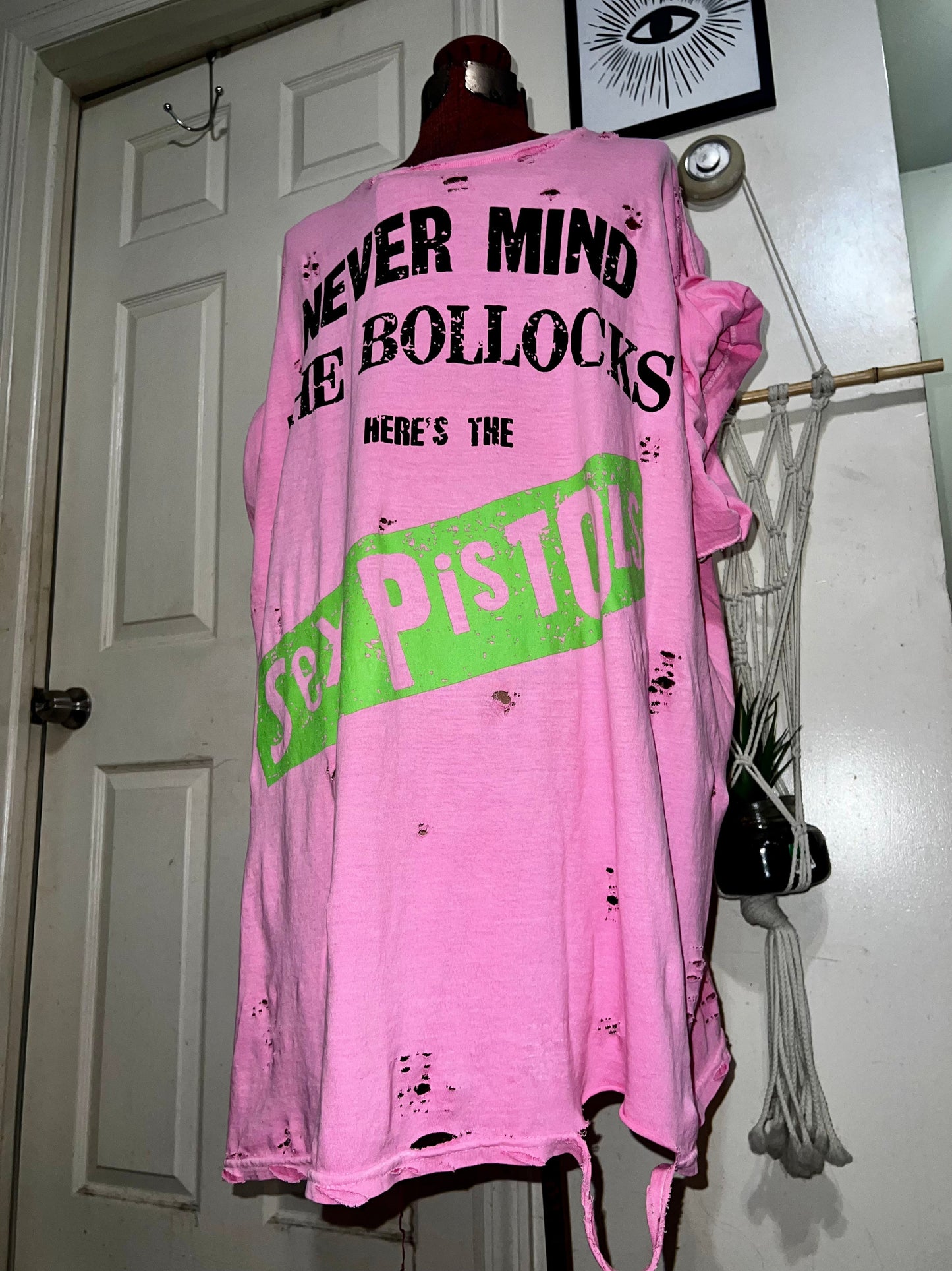 The Sex Pistols Oversized Distressed Tee/Dress