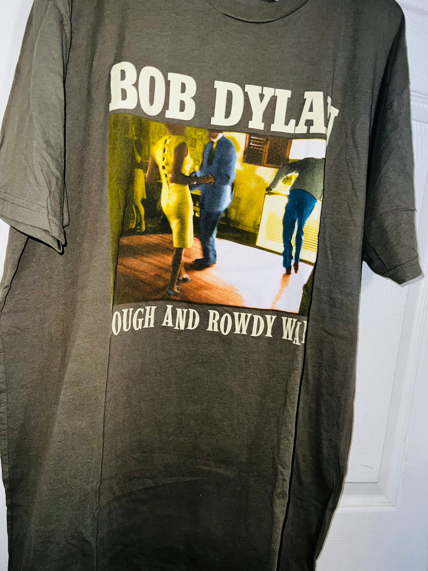 Bob Dylan Double Sided Vintage Oversized Distressed Tee