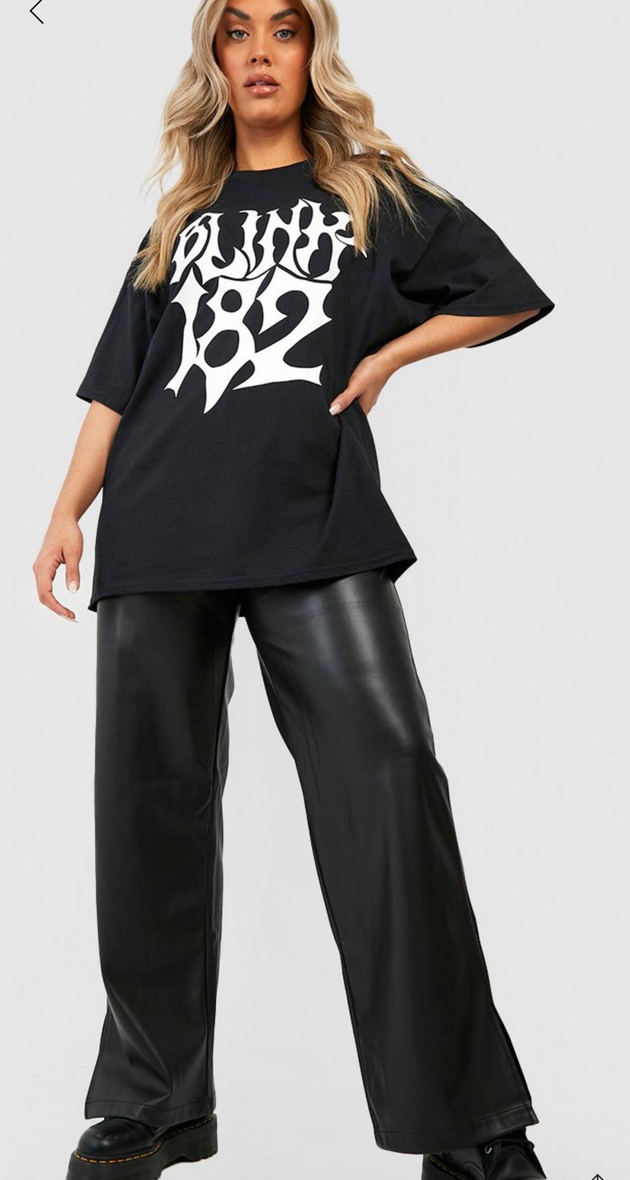 Blink 182 Double Sided Oversized Distressed T-Shirt