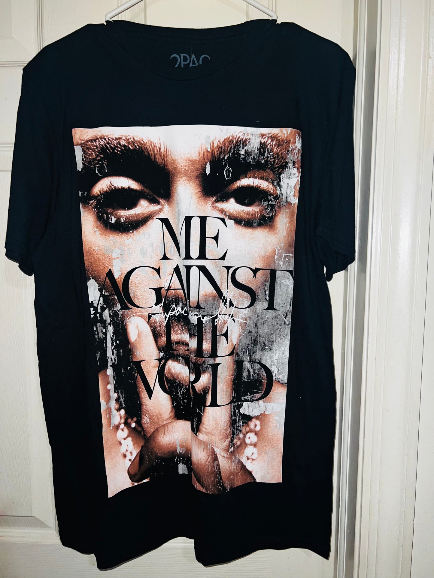 Tupac Oversized Distressed Tee