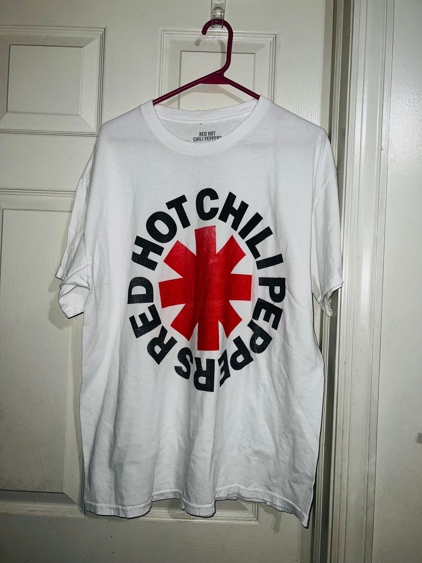 Red Hot Chili Peppers Oversized Distressed Tee